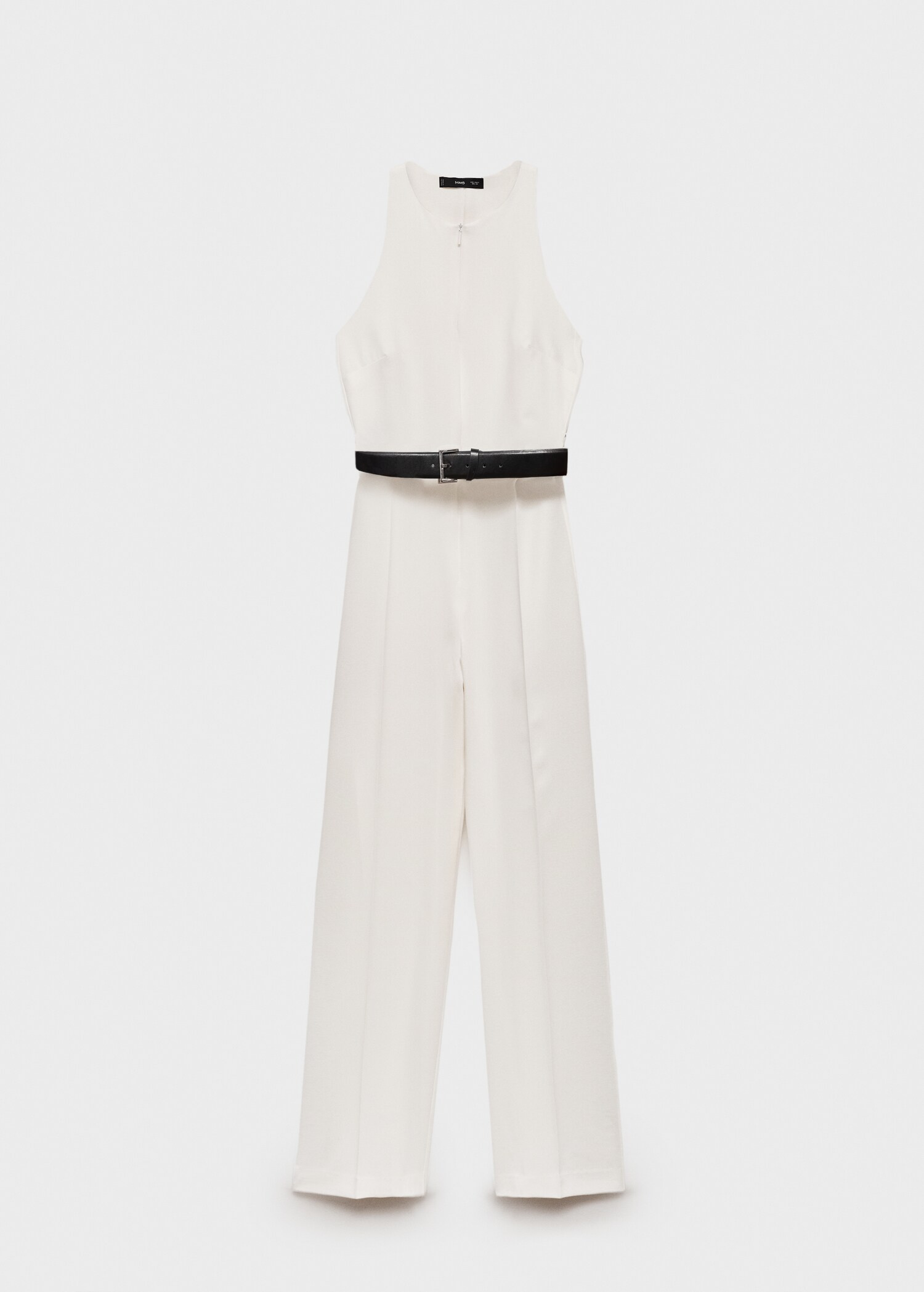 Jumpsuit with belt and zip - Article without model