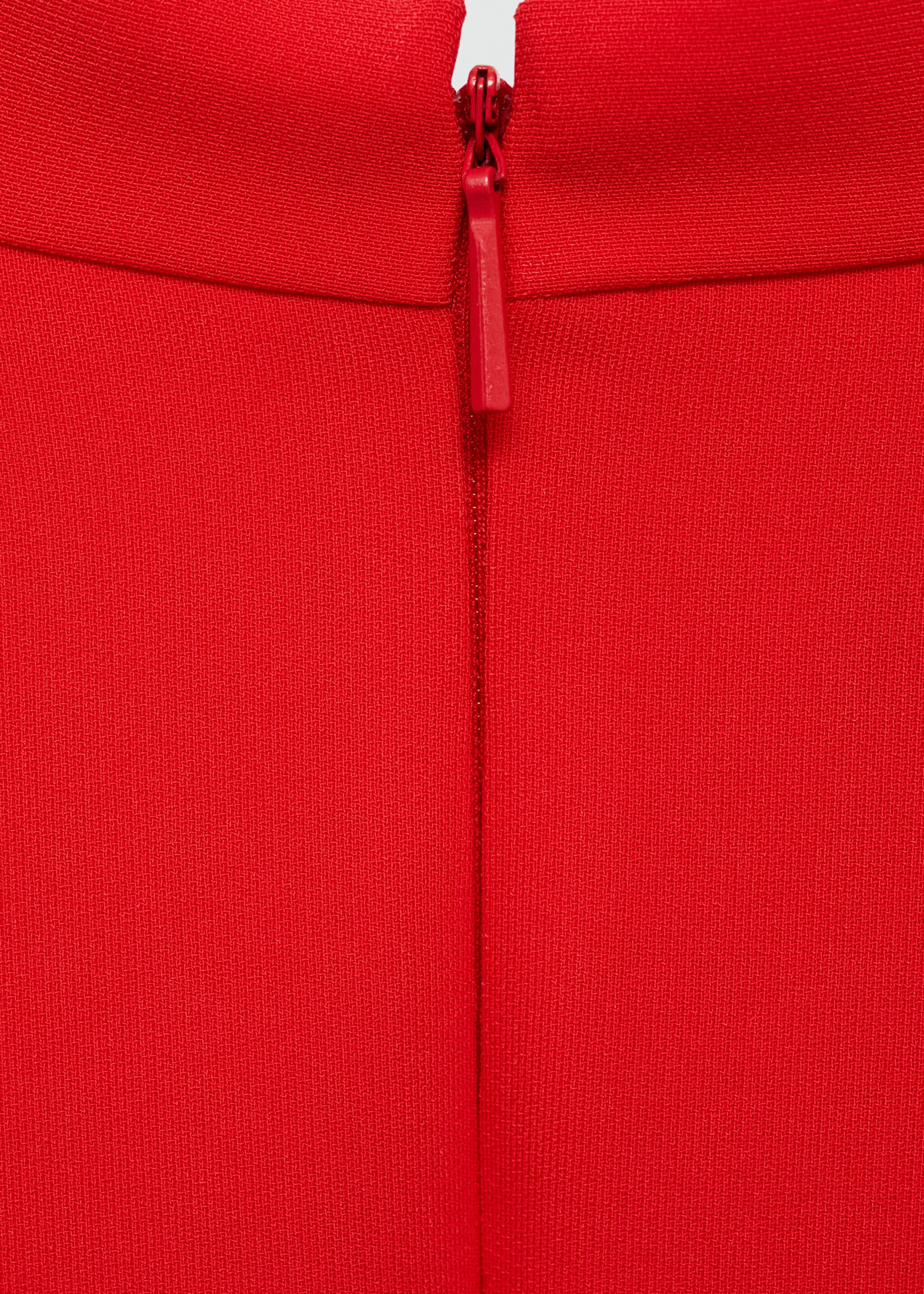 Mono largo detalle cruzado - Detalle del artículo 0, Rojo. Ref: 77064776-00.