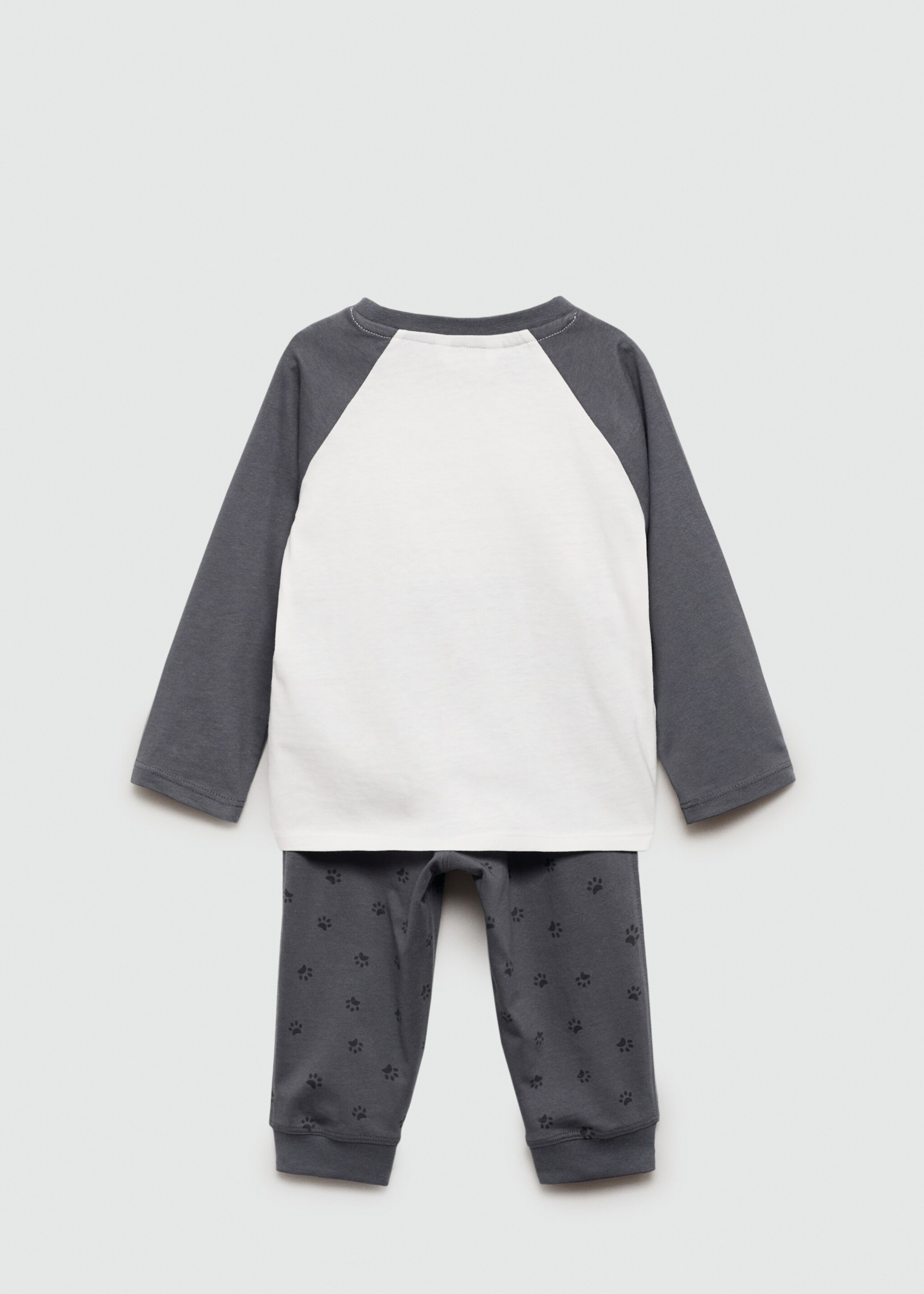 Lange pyjama met pandaprint - Achterkant van het artikel