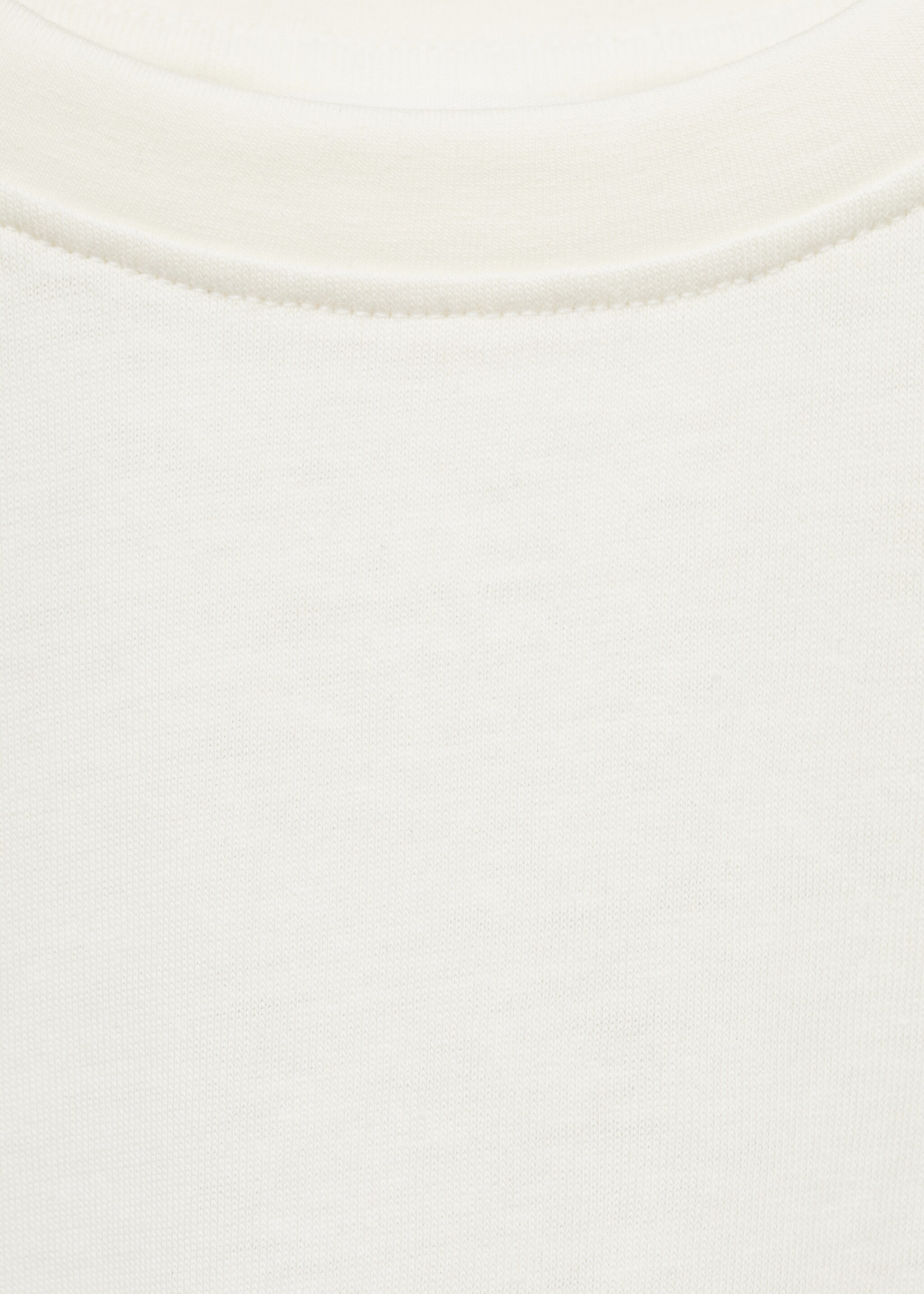 Printed long sleeve t-shirt - Details of the article 0, Off White. Ref: 77064783-00.