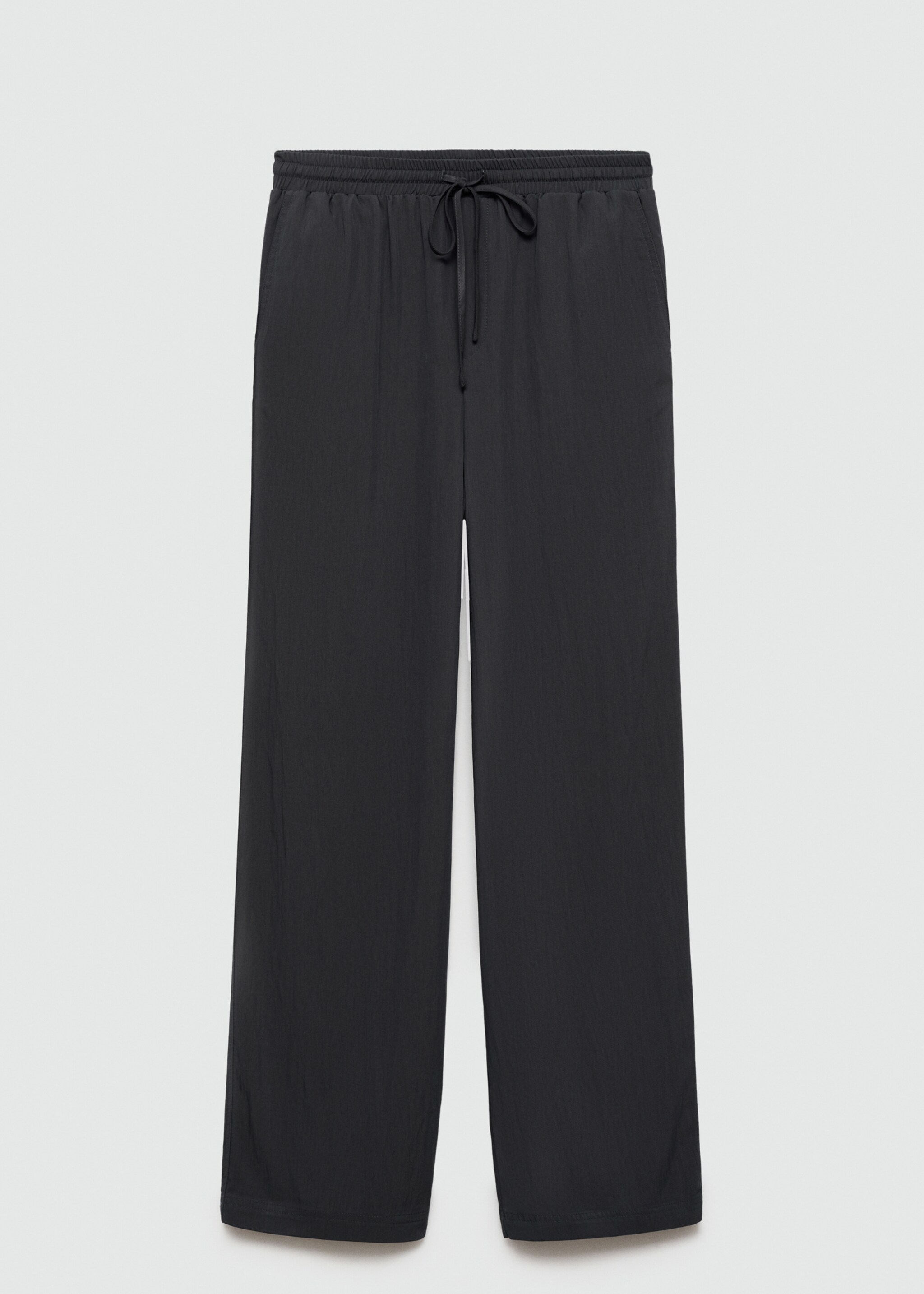 Flowy trousers - Article without model, Charcoal. Ref: 77064787-00.