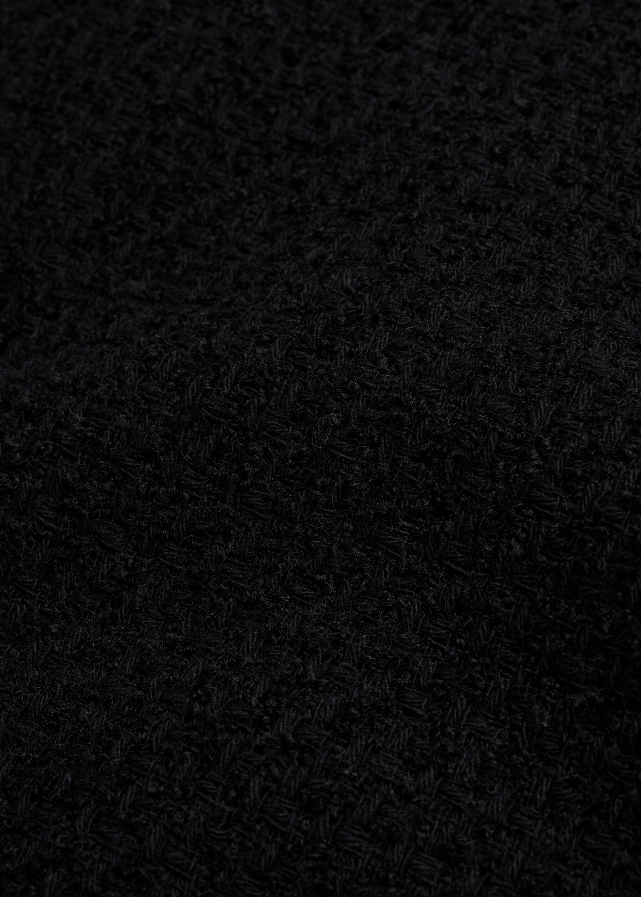 Faldilla curta tweed - Detall de l'article 8, Negre. Ref: 77064794-00.