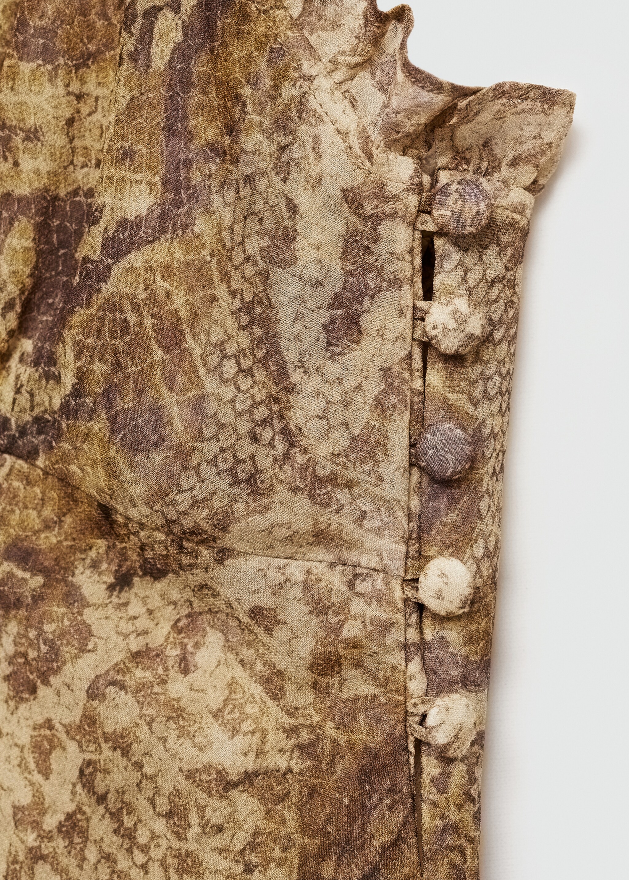 Robe gaze imprimé animal - Détail de l'article 0, Marron. Ref: 77064796-00.