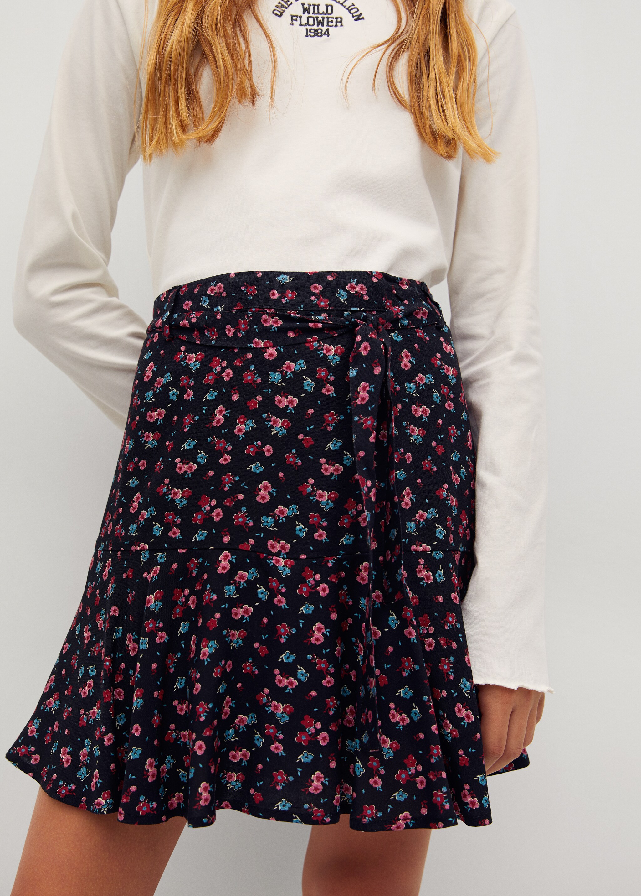 Floral print skirt - Details of the article 1