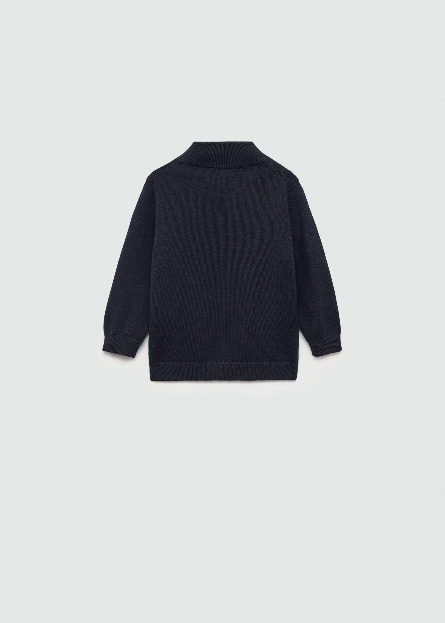 Pullover mit Zip-Kragen - Rückseite des Artikels