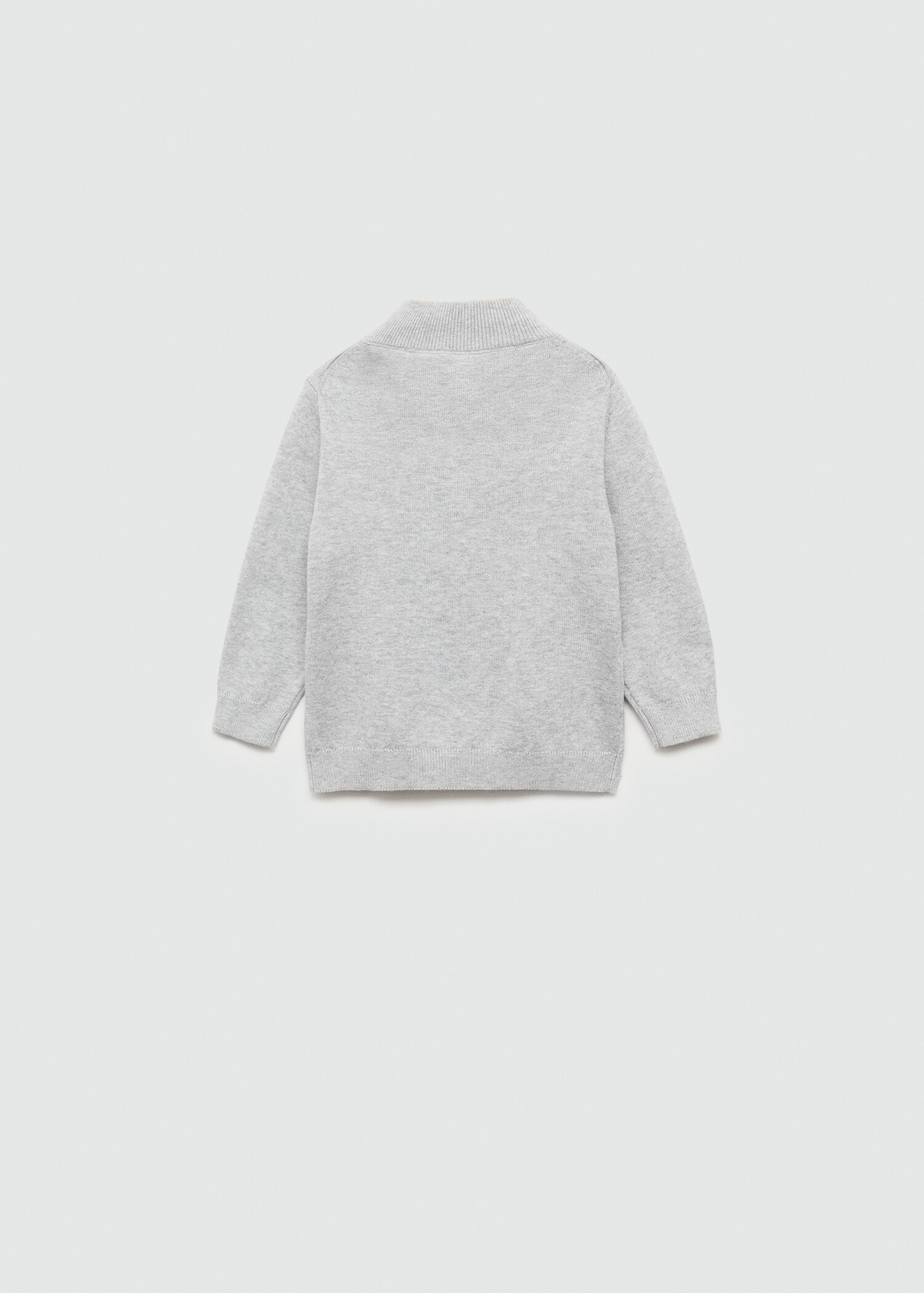 Pullover mit Zip-Kragen - Rückseite des Artikels