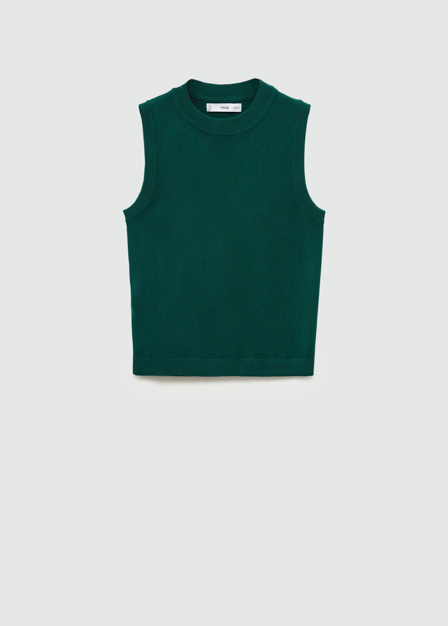 Knitted top with wide straps - Article without model