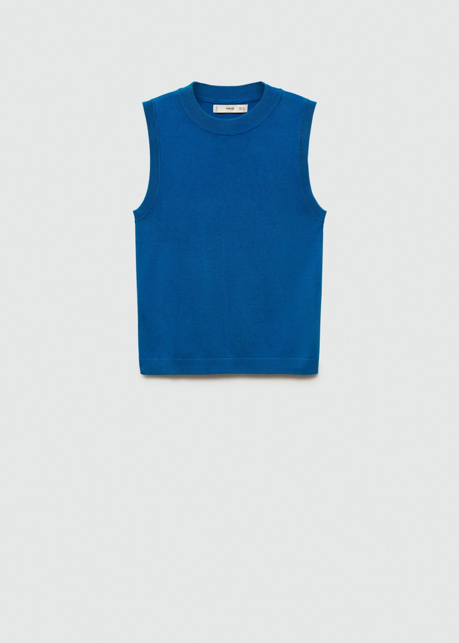 Knitted top with wide straps - Article without model