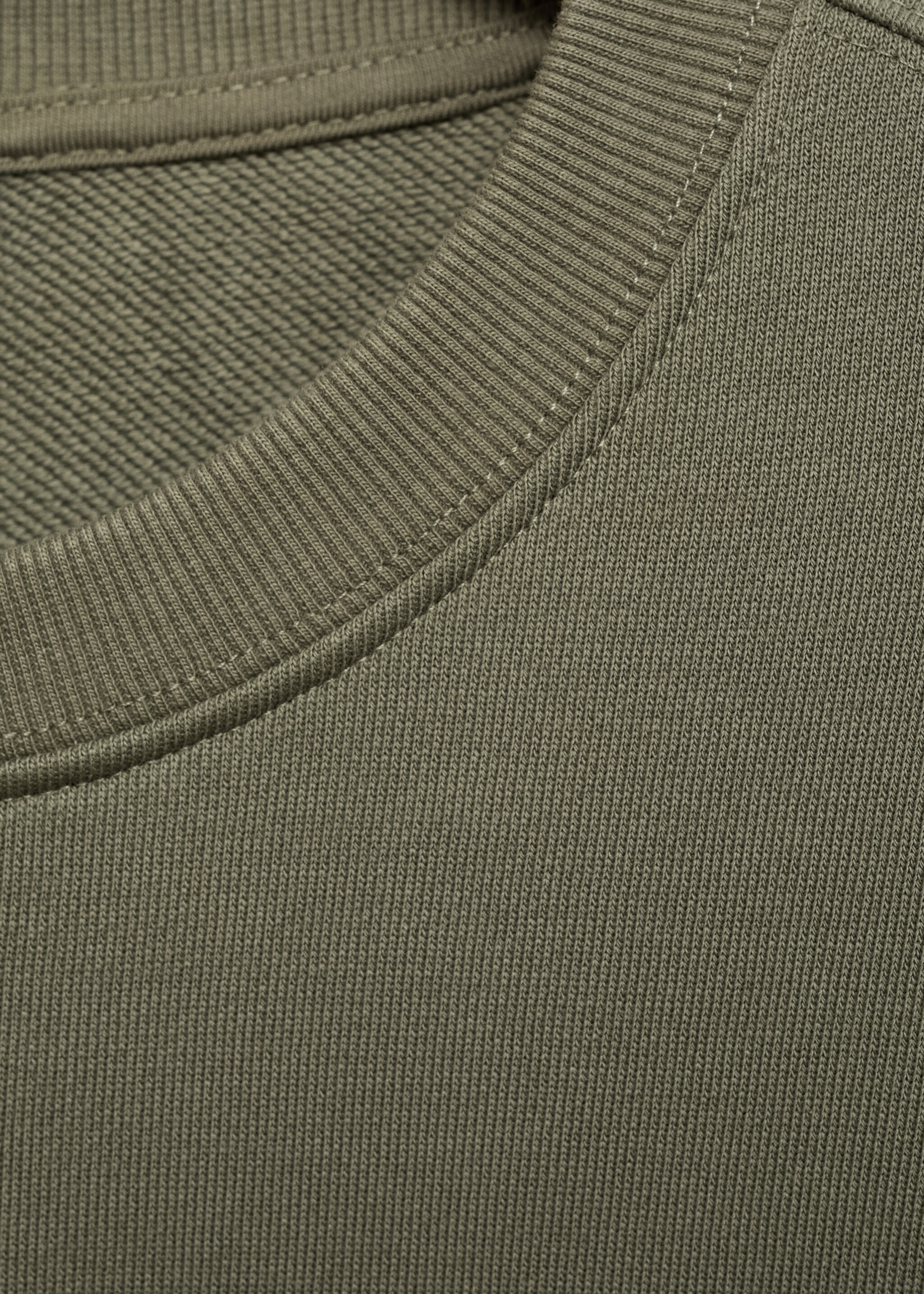 Hanorac regular fit din bumbac 100 % - Detaliu al articolului 8, Verde mediu. Ref: 77065150-00.