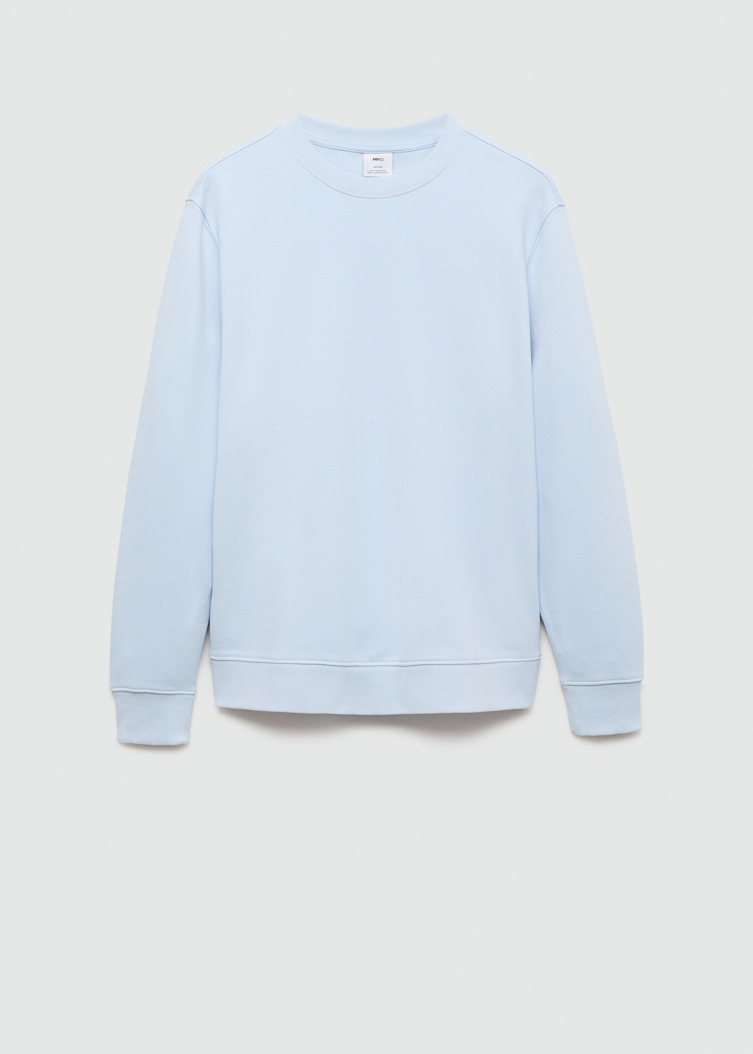 100% cotton regular-fit sweatshirt - Article without model