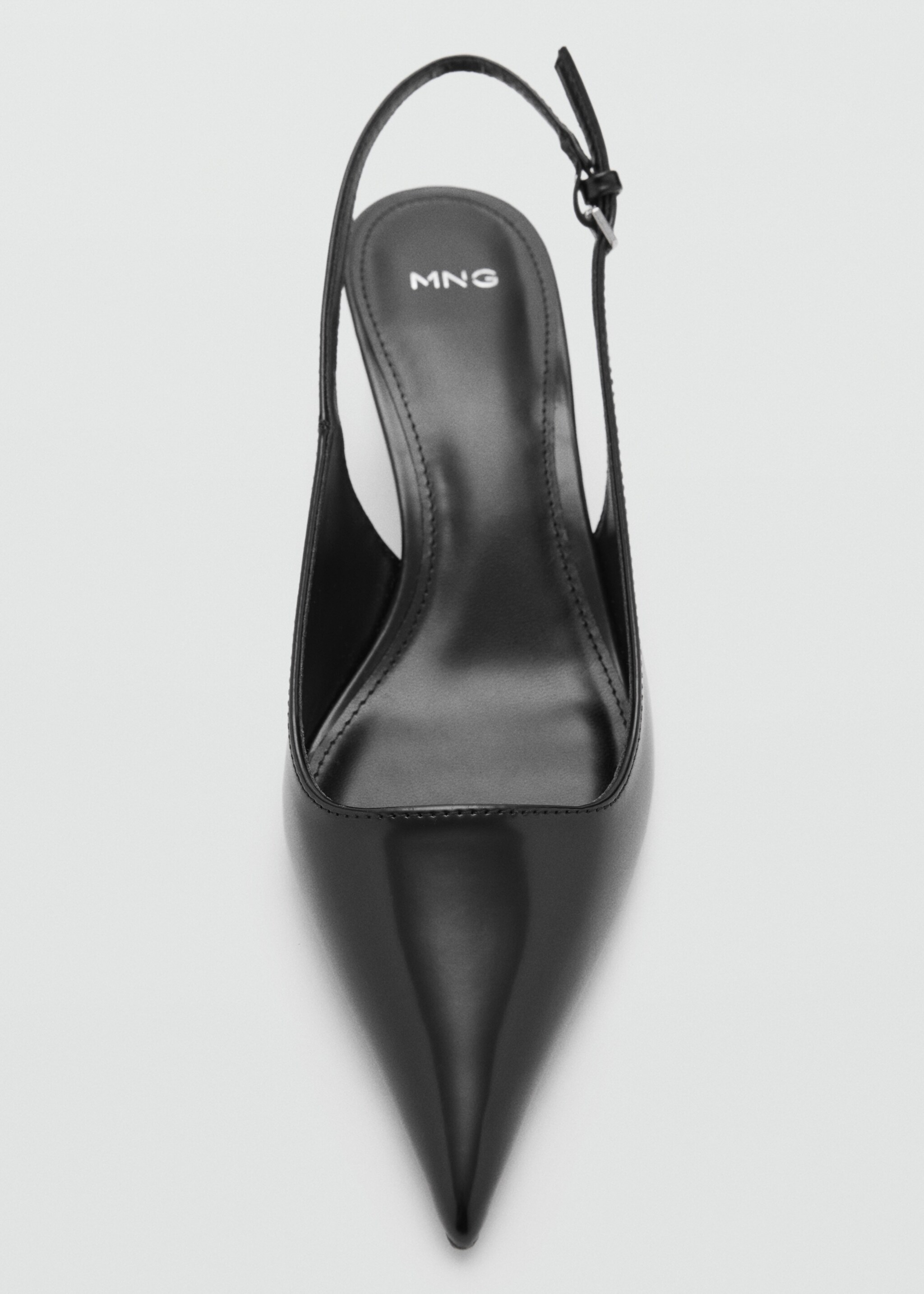 Kitten-heeled shoes - Details of the article 2, Black. Ref: 77065151-00.