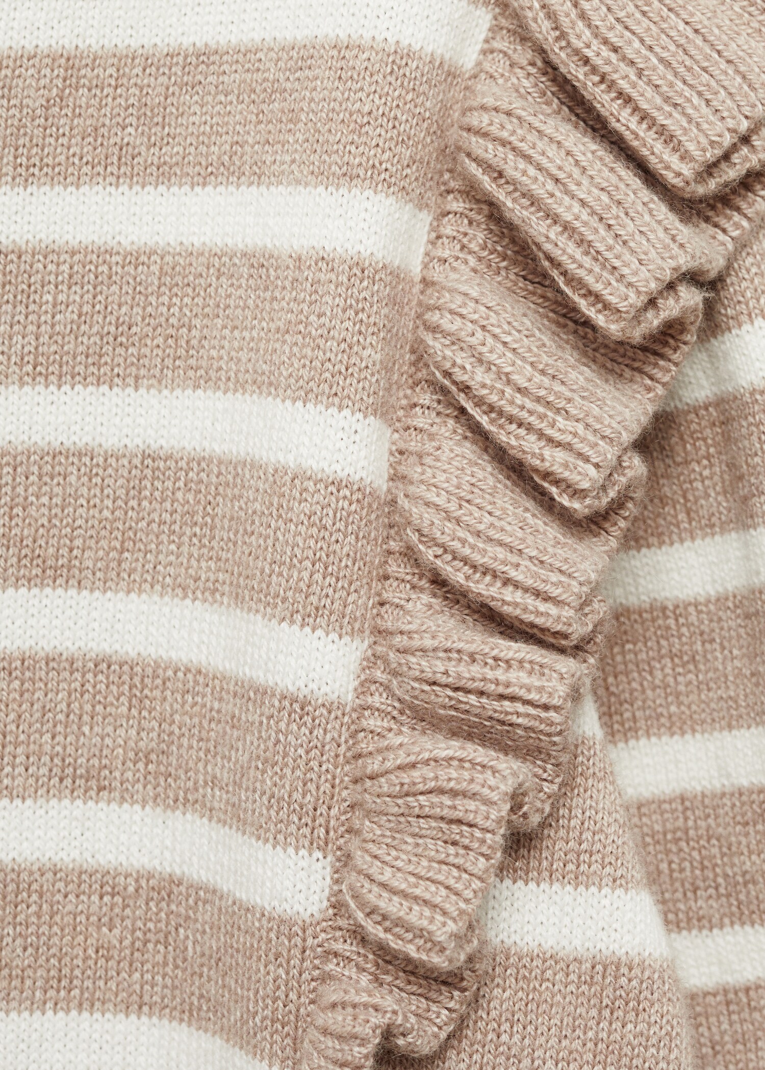 Ruffle striped sweater - Details of the article 8