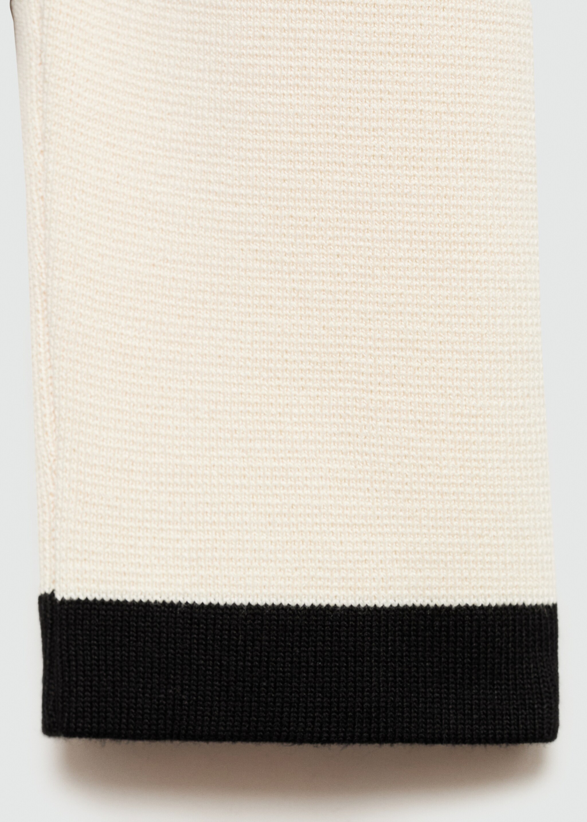 Knitted jacket pia - Details of the article 0, Ecru. Ref: 77065153-00.