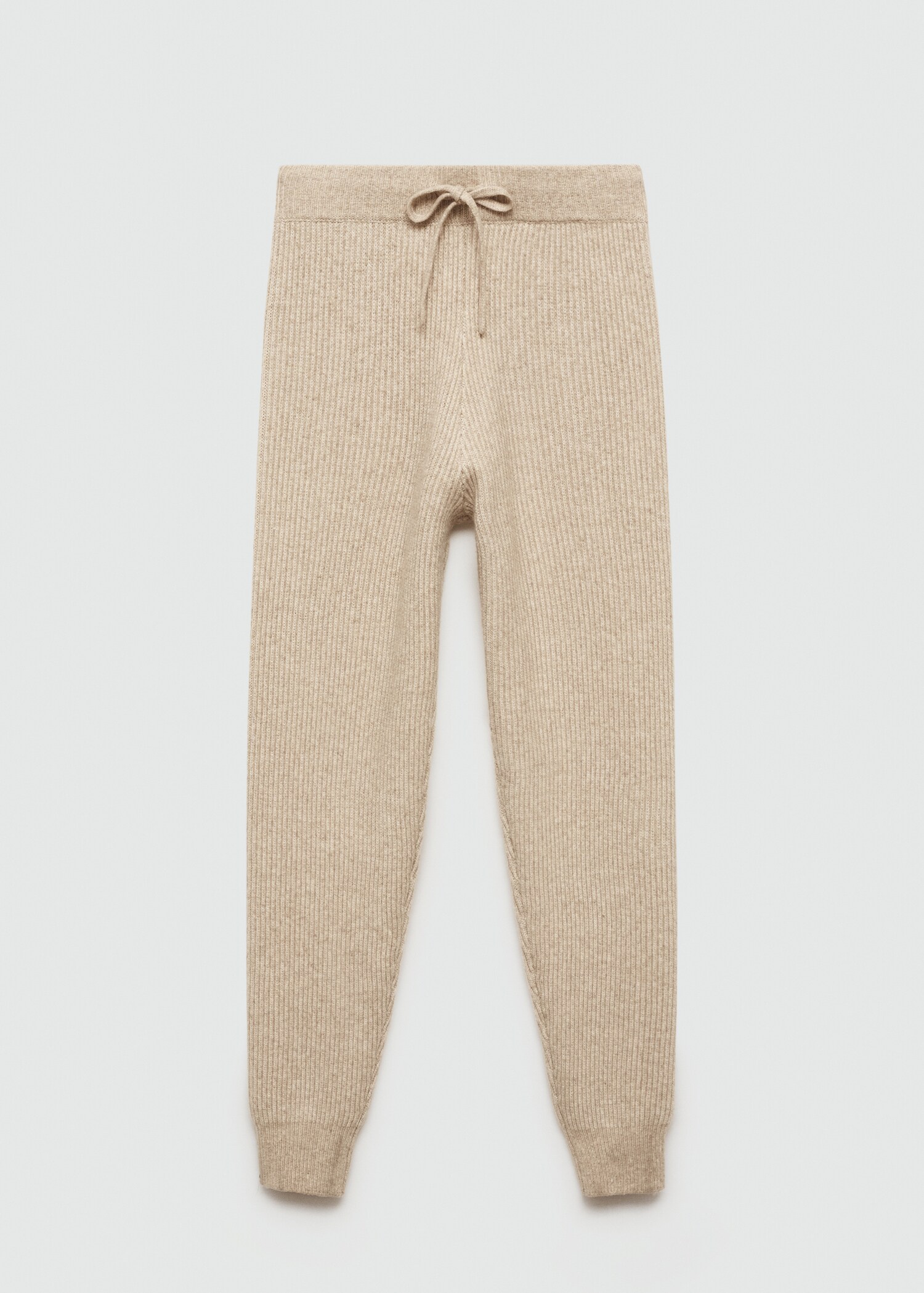 Knit jogger-style trousers - Article without model