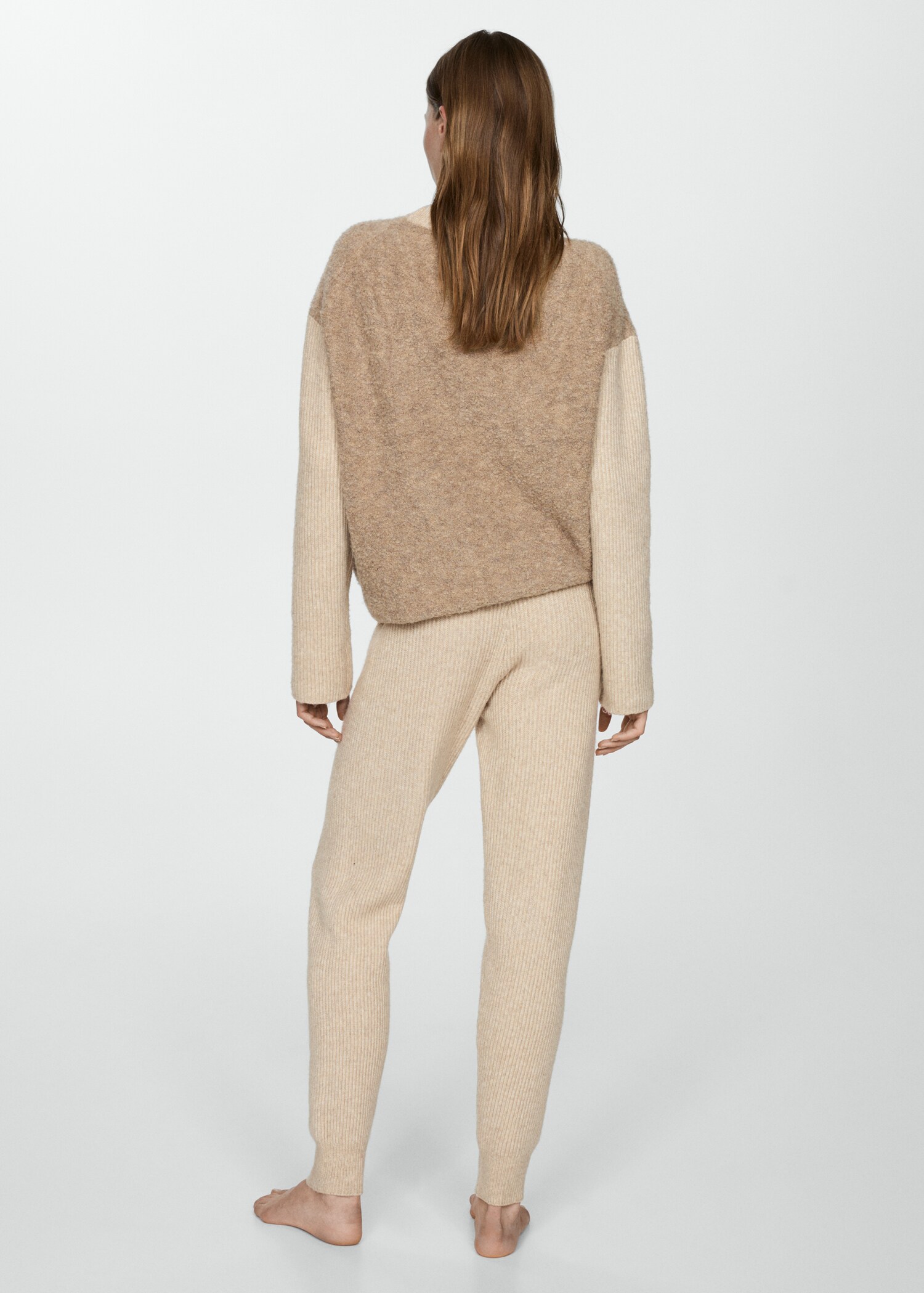 Knit jogger-style trousers - Reverse of the article