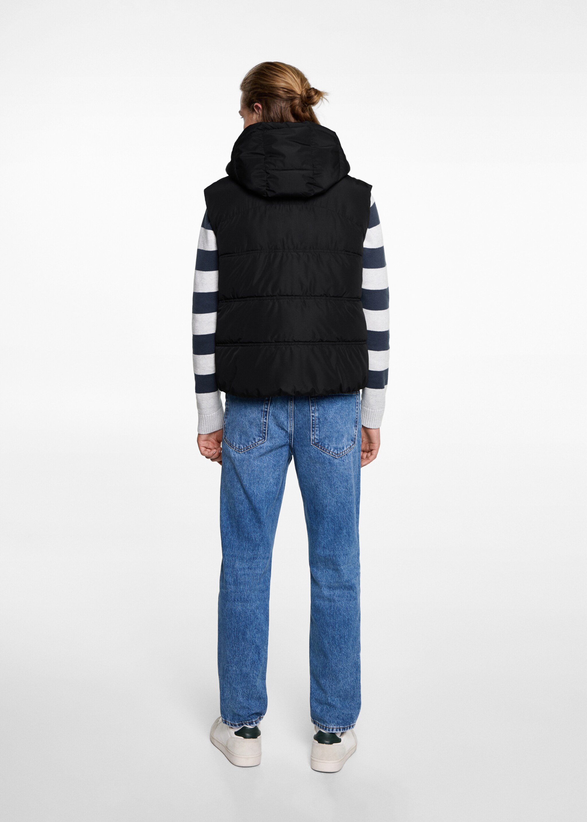 Gilet matelassé - Verso de l’article, Noir. Ref: 77065632-00.