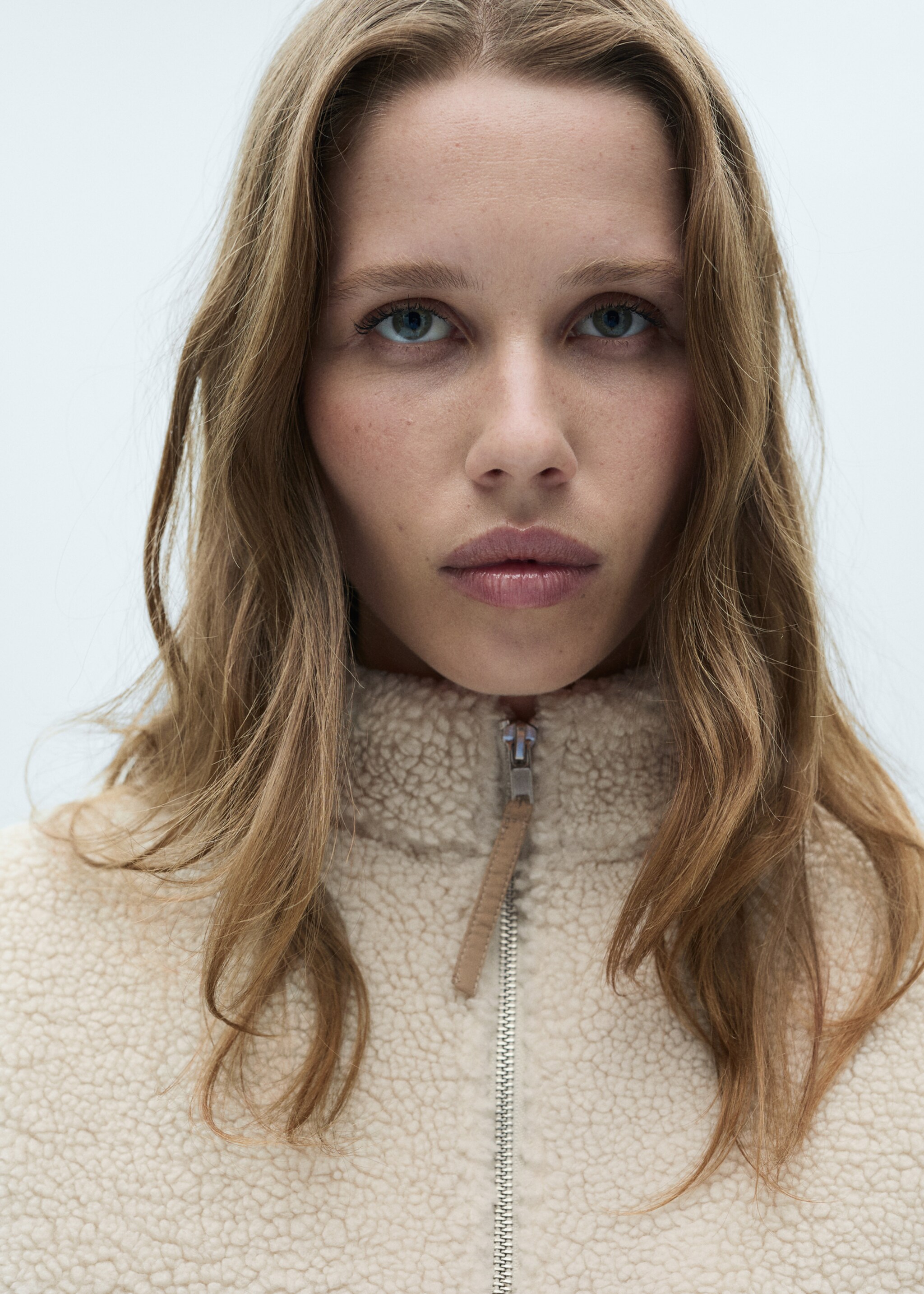 Sweat-shirt combiné imitation mouton - Détail de l'article 1