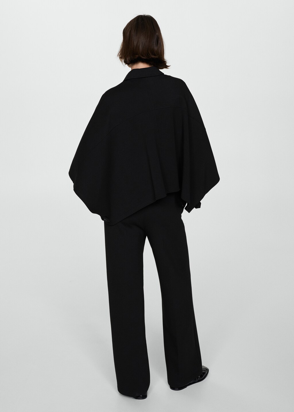 定番人気！ jacket Cape with USA OUTLET MANGO | Women - buttons ジャケット・アウター
