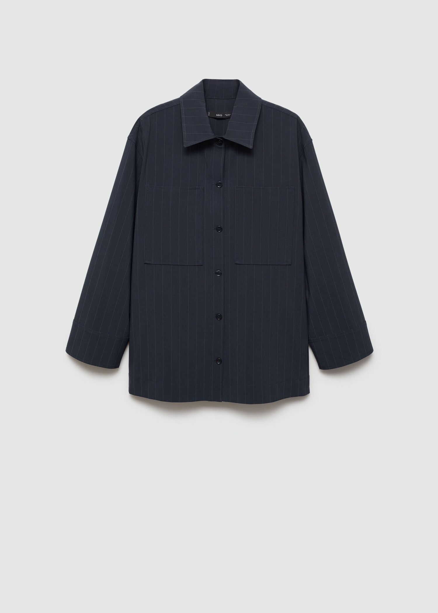 Pinstripe overshirt - Article without model