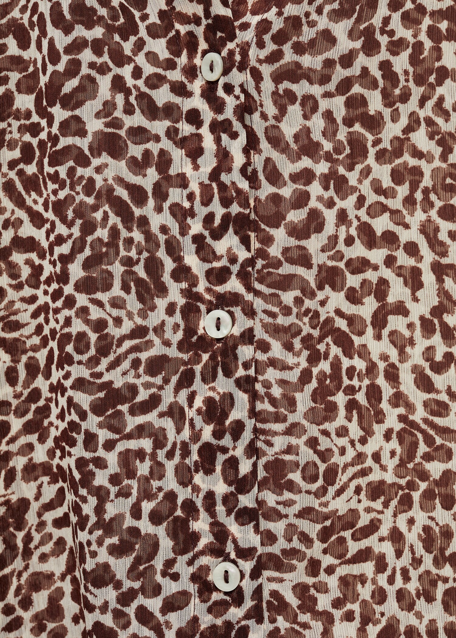 Leopardmönstrad vid skjorta - Detaljer om artikeln 0