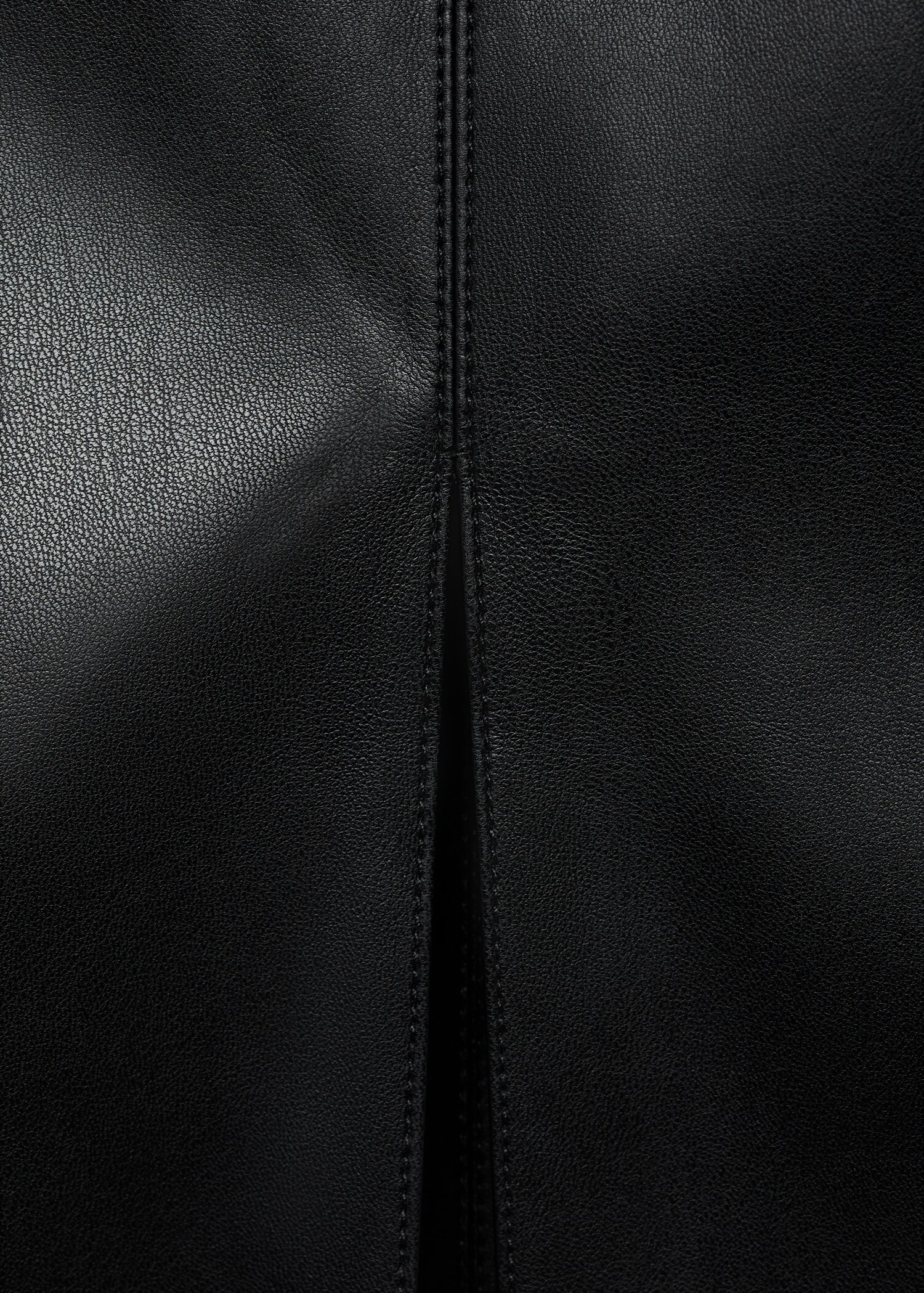 Leather-effect pencil skirt - Details of the article 8