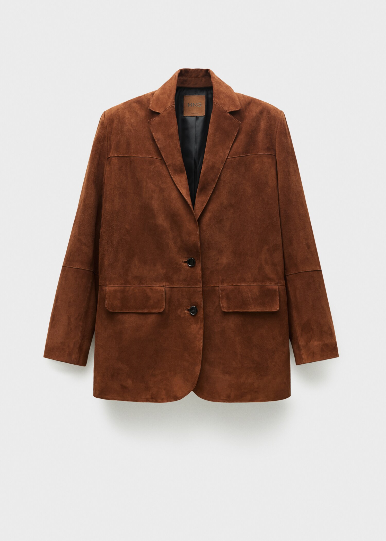 Suede leather blazer - Article without model