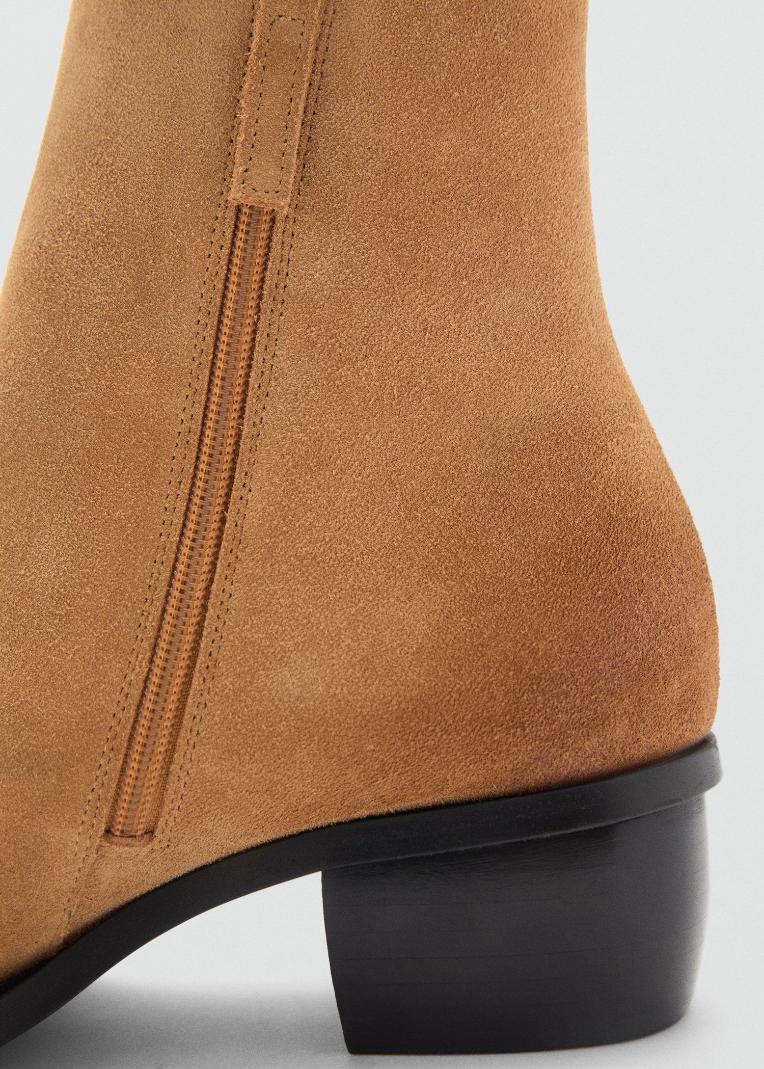 Metallic pointed toe leather ankle boots Women MANGO OUTLET