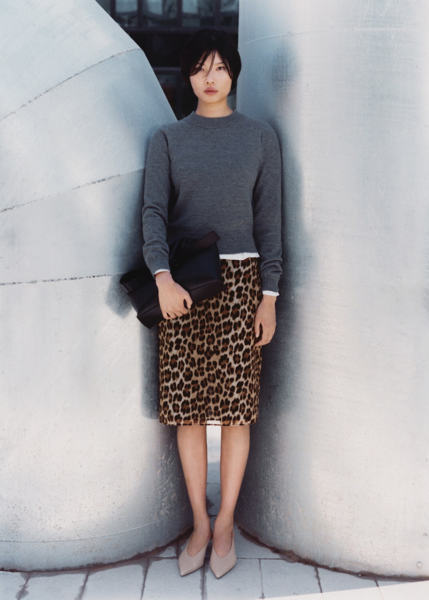 Leopard midi skirt - Details of the article 6