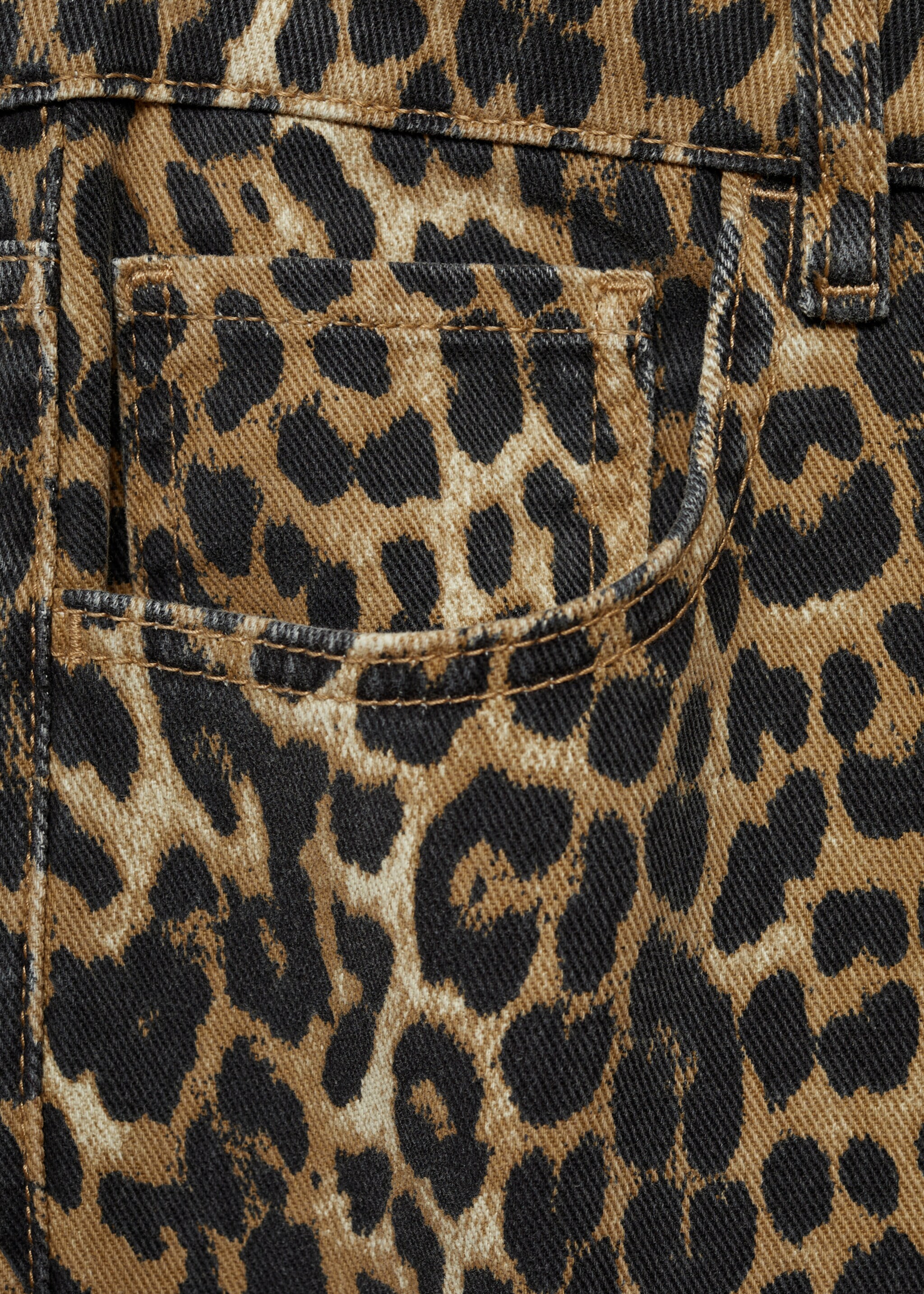 Jean droit taille haute léopard - Détail de l'article 8