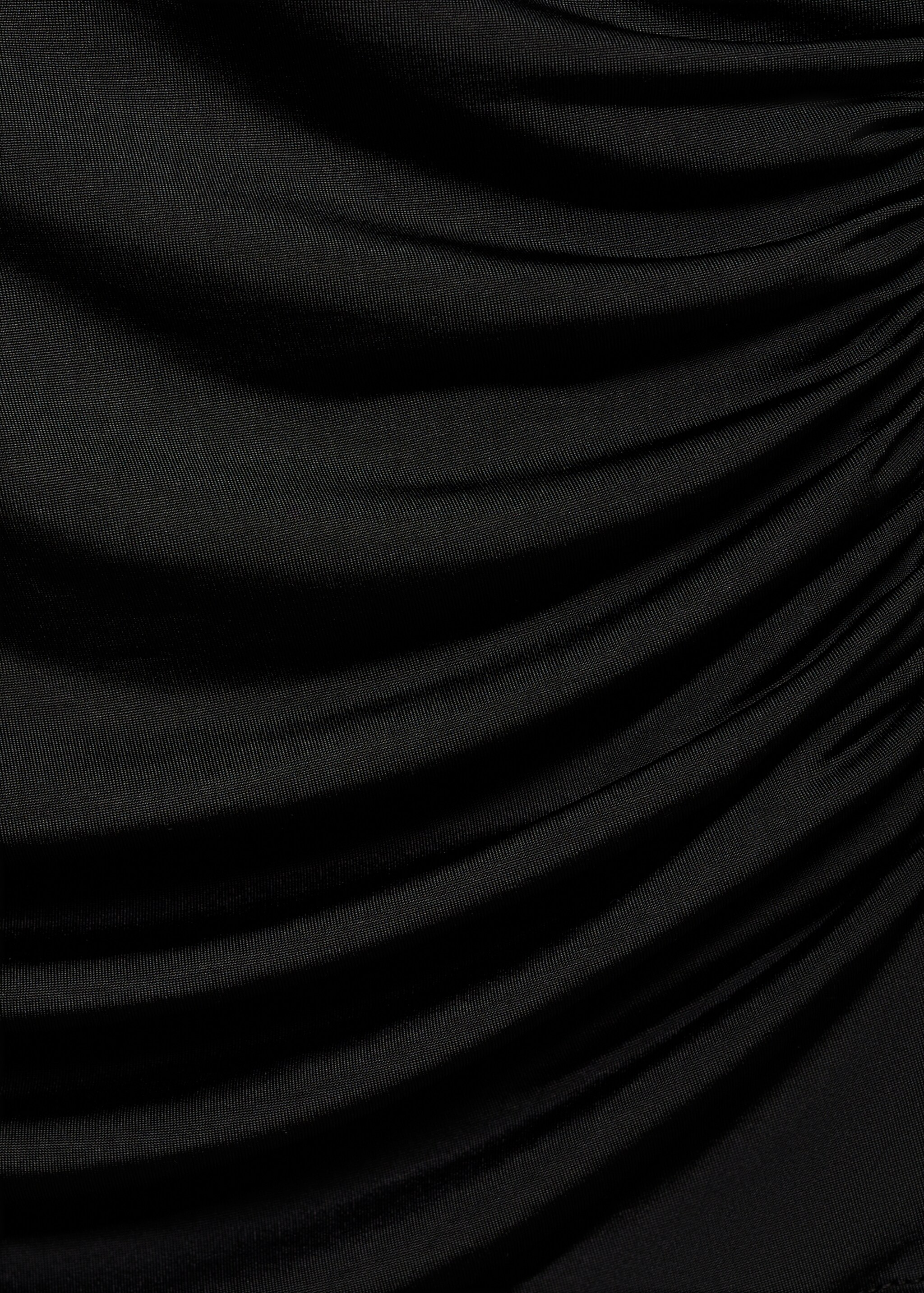Crossover-design t-shirt - Details of the article 0, Black. Ref: 77065672-00.