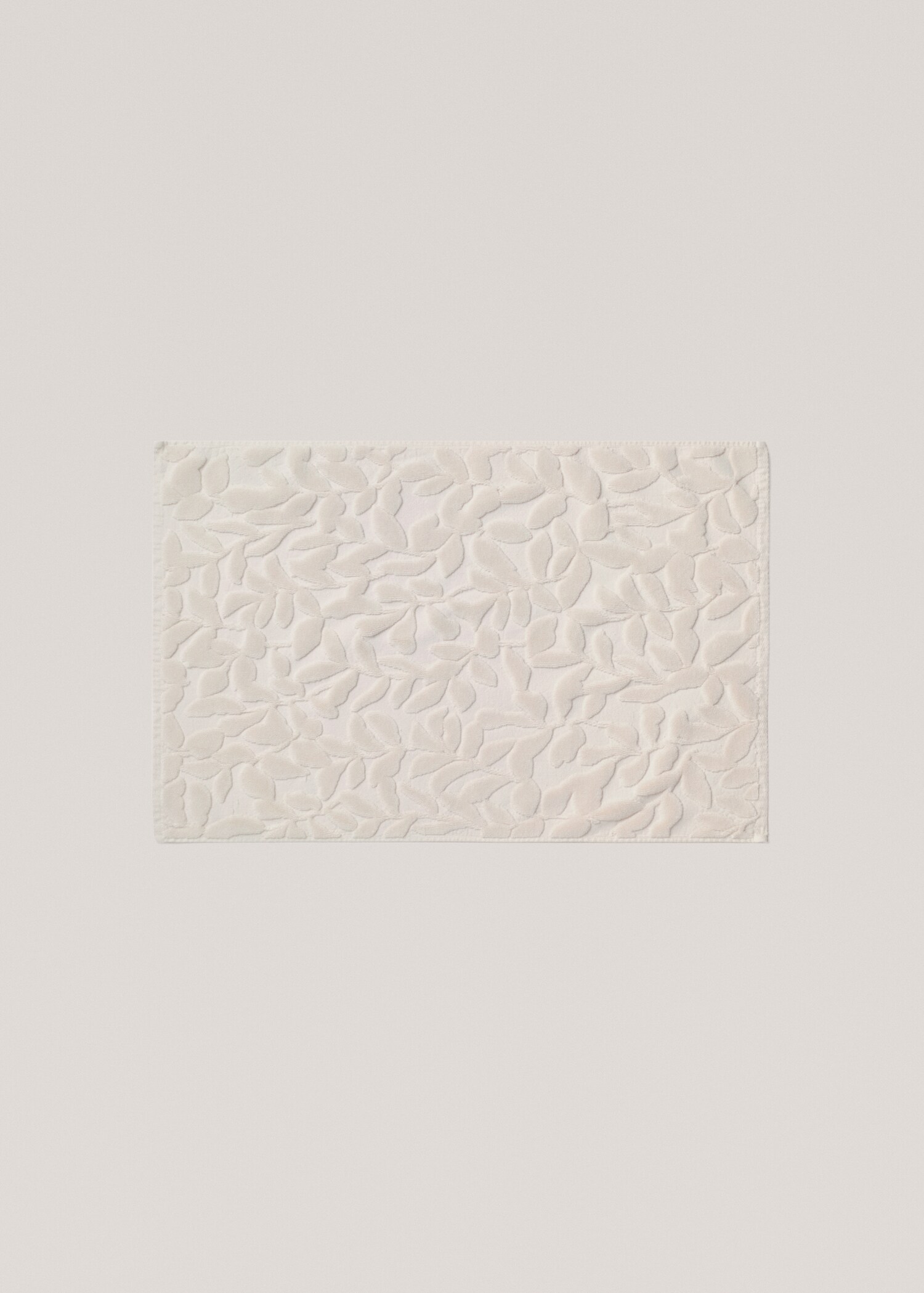 Jacquard floral bath mat 19.7x27.6in - Details of the article 3