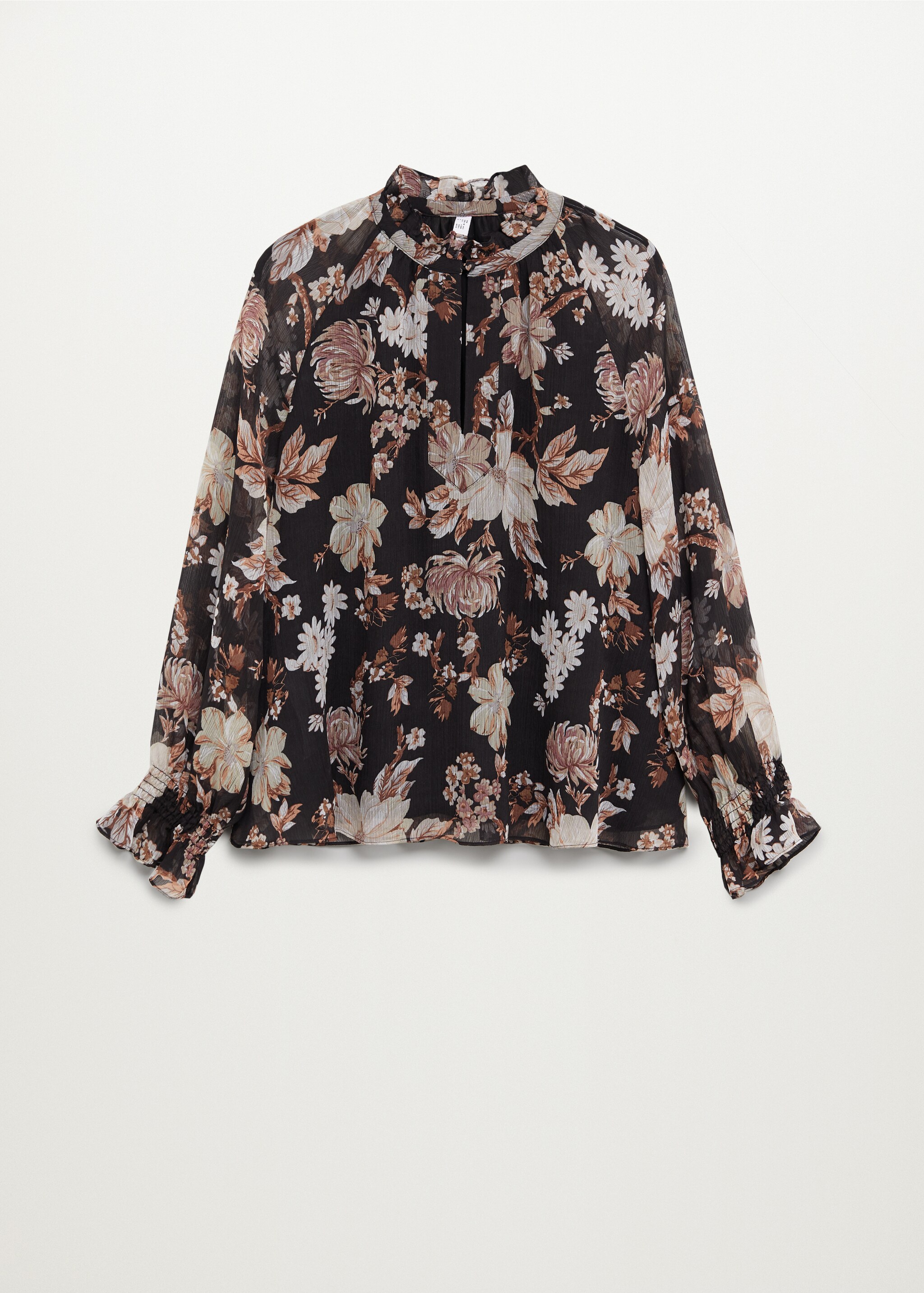 Recycled polyester printed blouse - Article without model