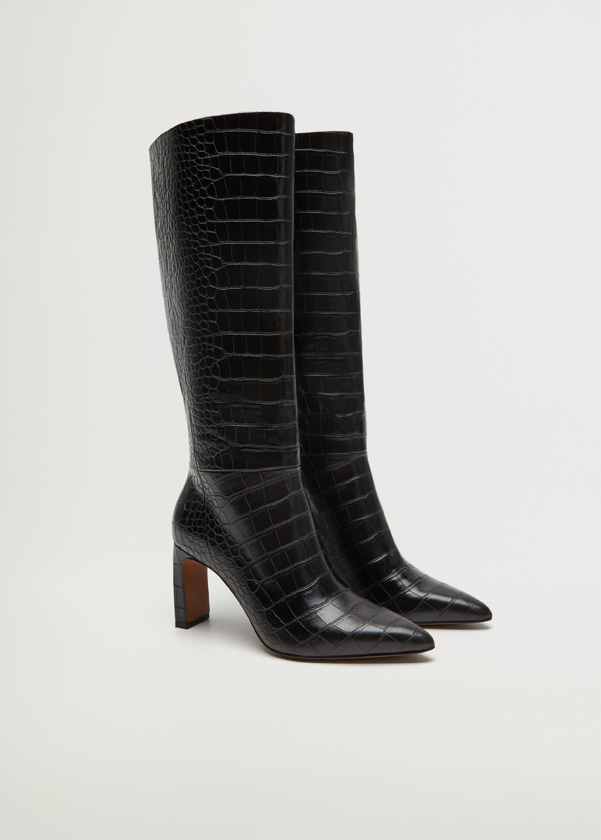Hoher Stiefel mit Absatz - Mittlere Ansicht