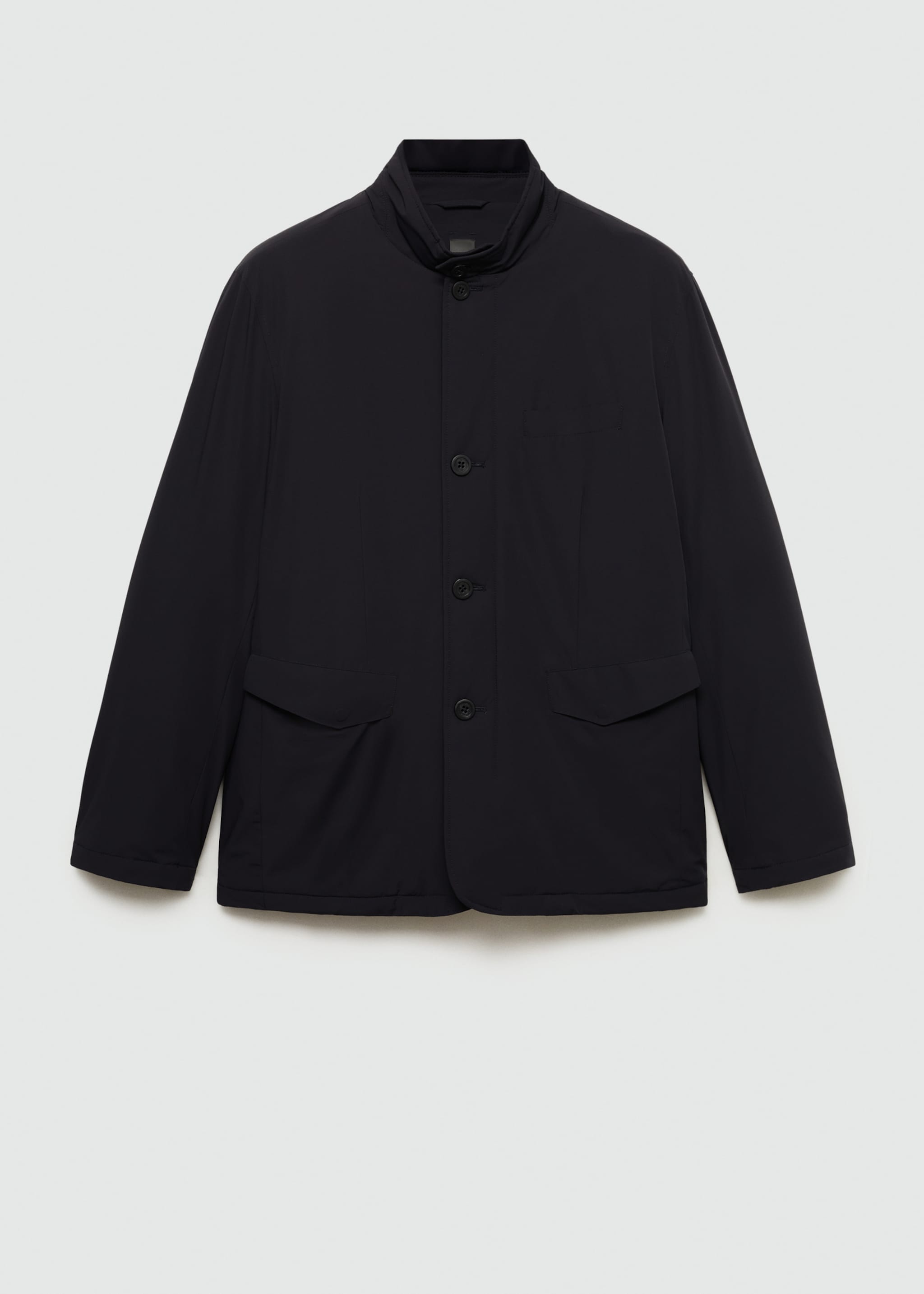 Waterproof jacket with Thermore® padding - Article without model, Dark Navy. Ref: 77065960-00.