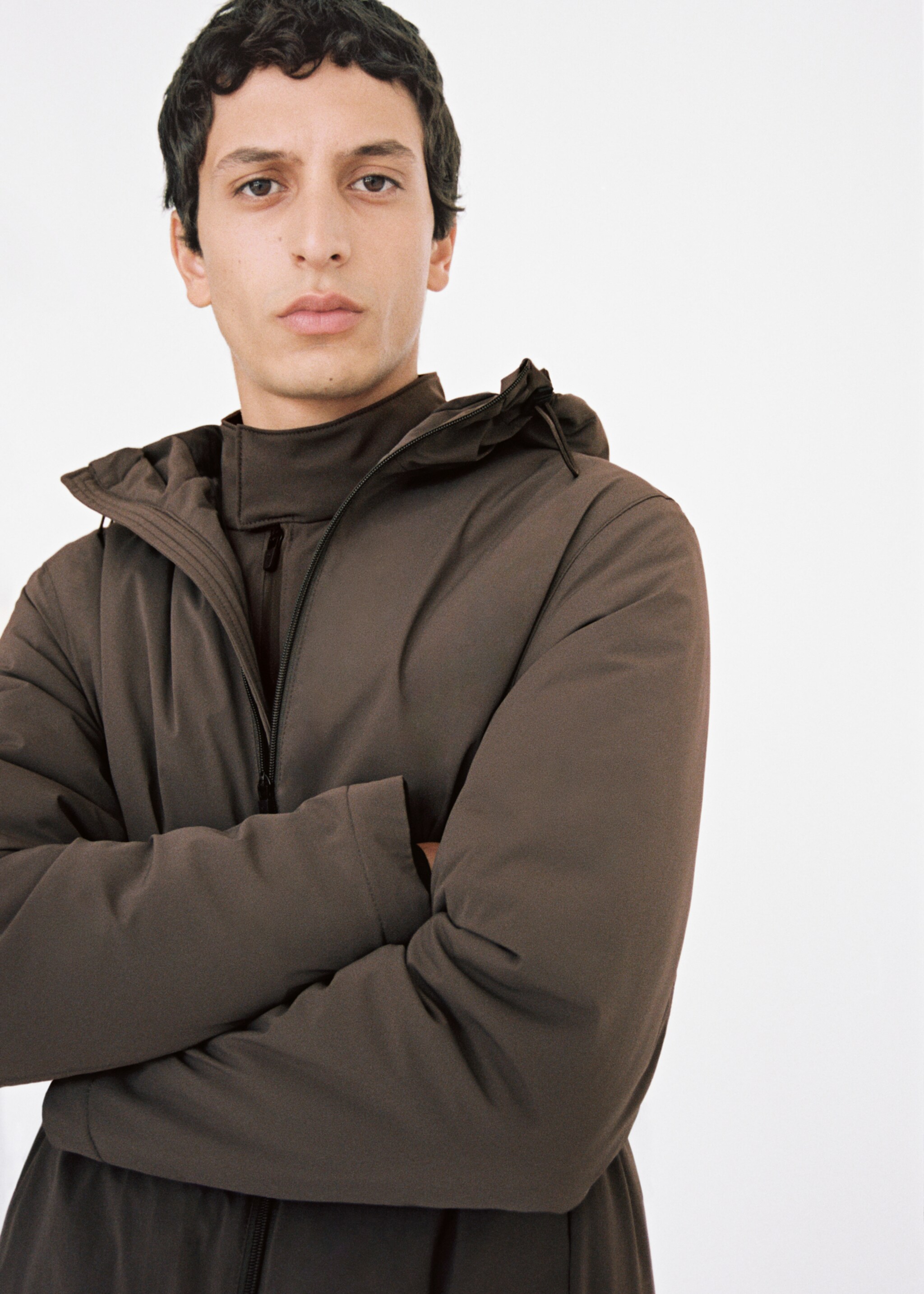 Veste imperméable rembourrage Thermore® - Détail de l'article 3, Marron. Ref: 77065963-00.