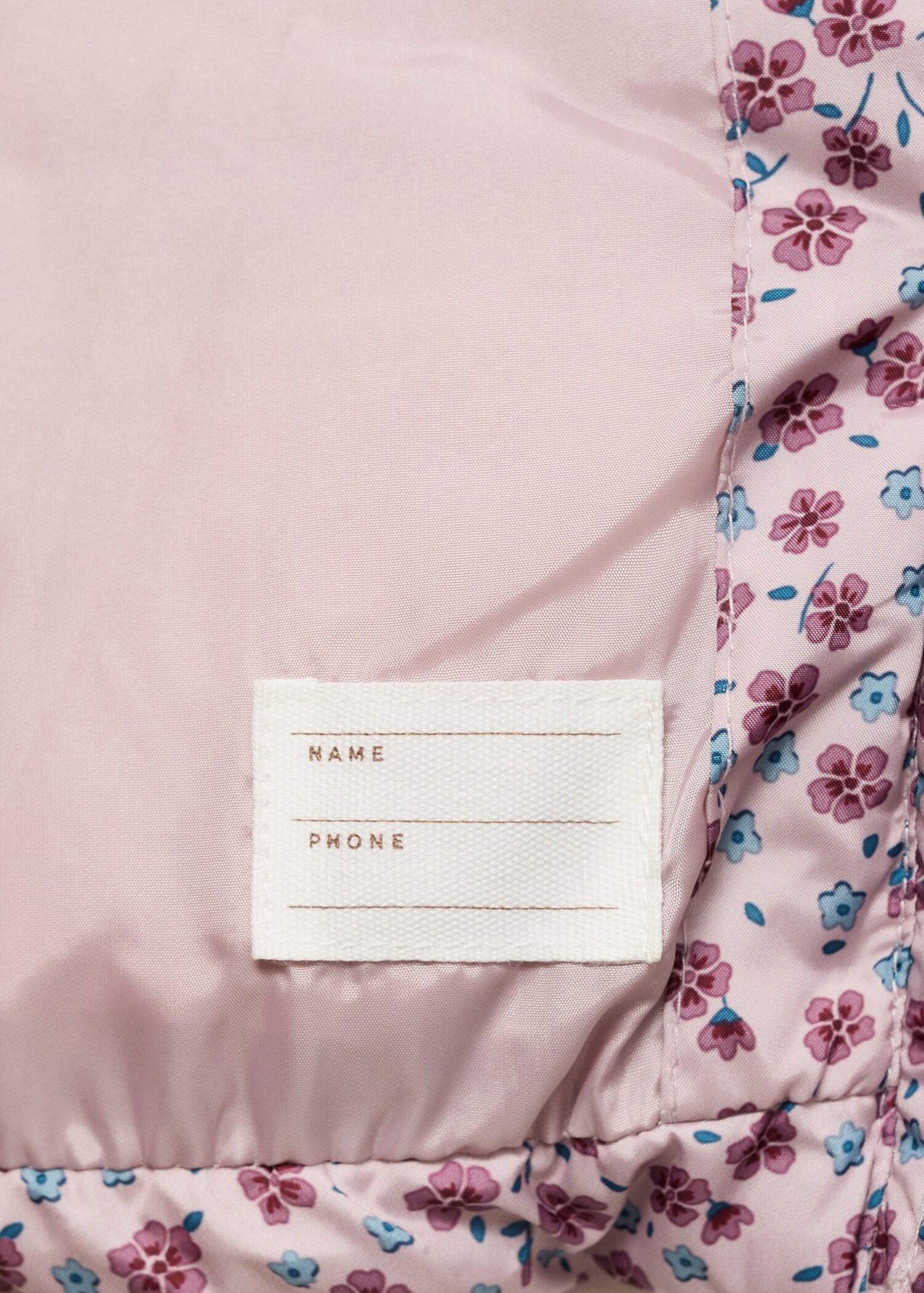 Flowers print quilted anorak - Details of the article 0