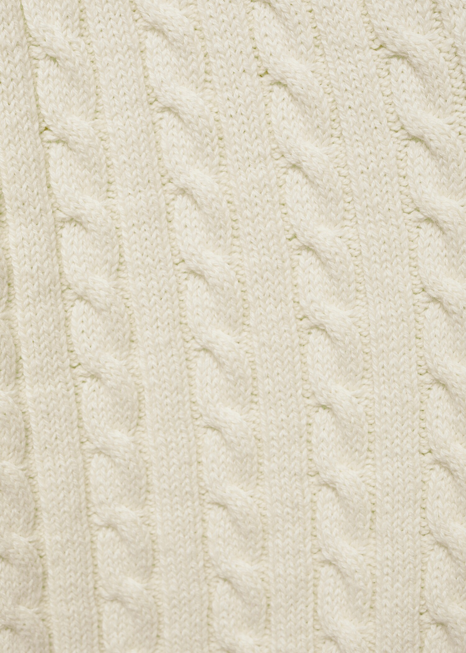 Cardigan maglia spessa trecce bottoni - Dettaglio dell'articolo 0