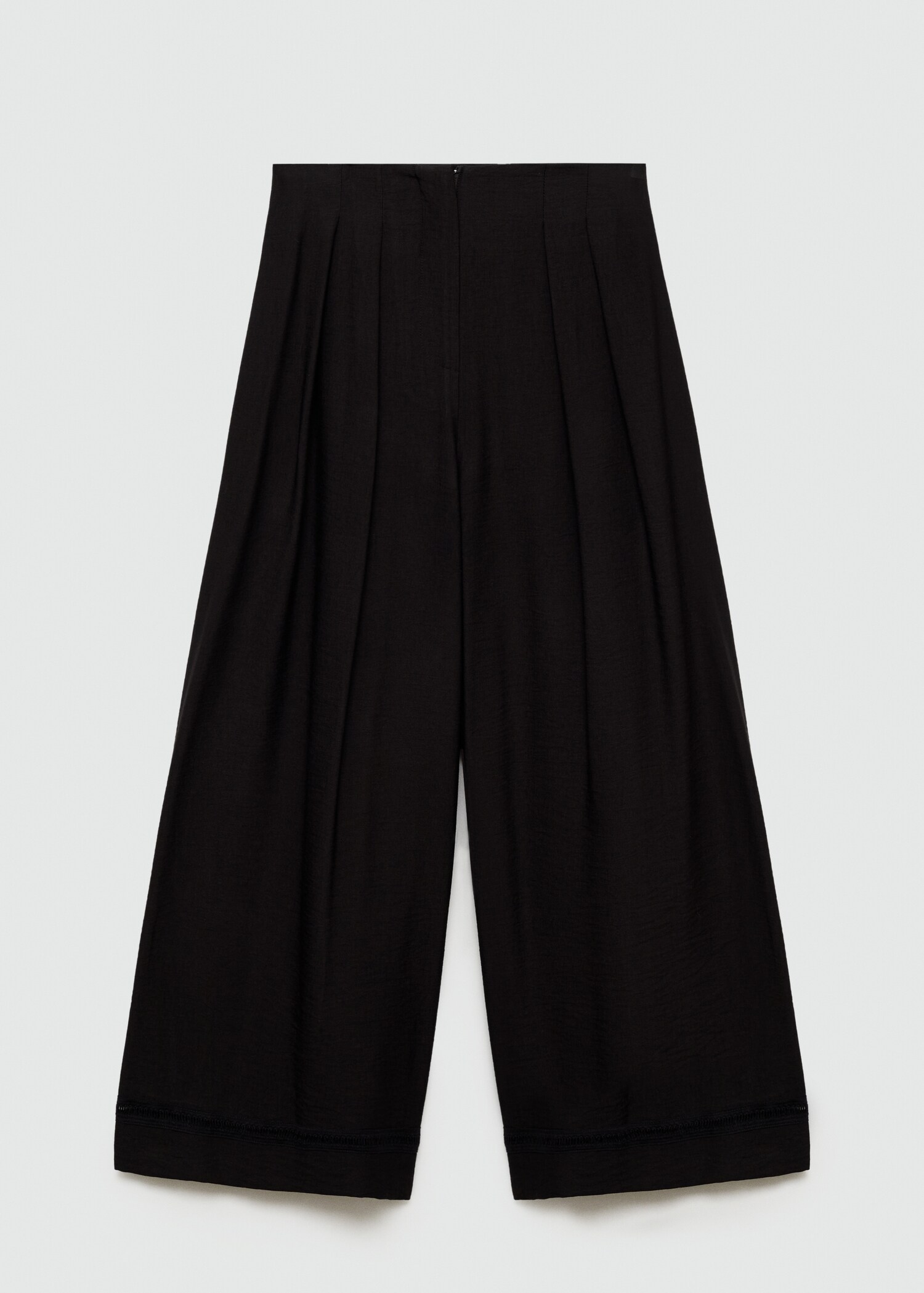 Wideleg pleated trousers - Article without model