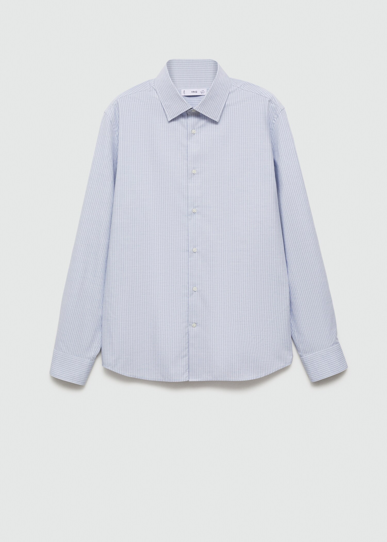Camisa algodón slim fit raya diplomática - Artículo sin modelo