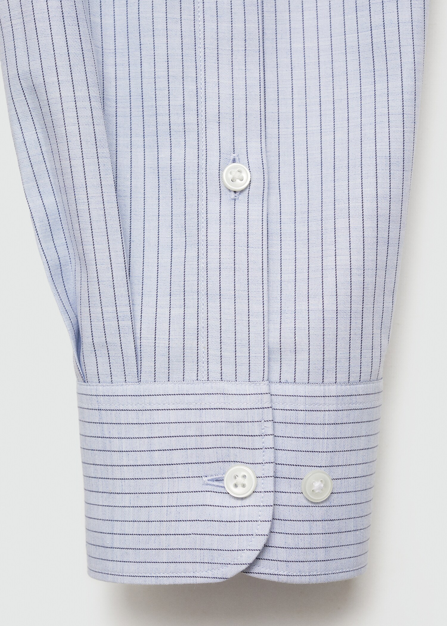 Camisa algodón slim fit raya diplomática - Detalle del artículo 0