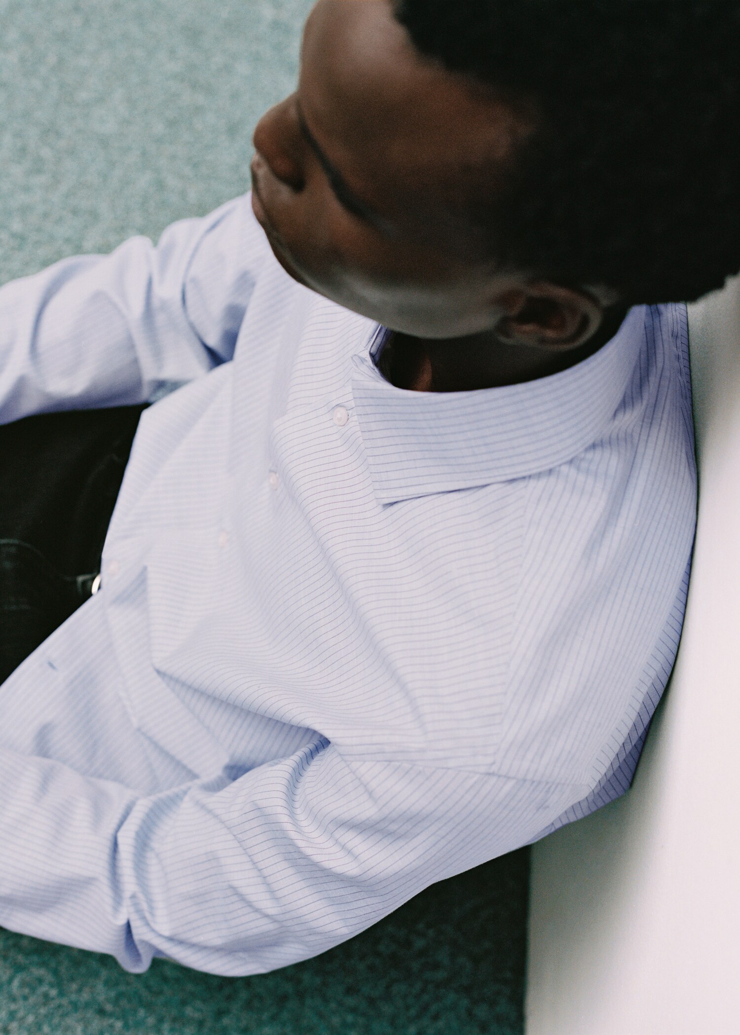 Camisa algodón slim fit raya diplomática - Detalle del artículo 3