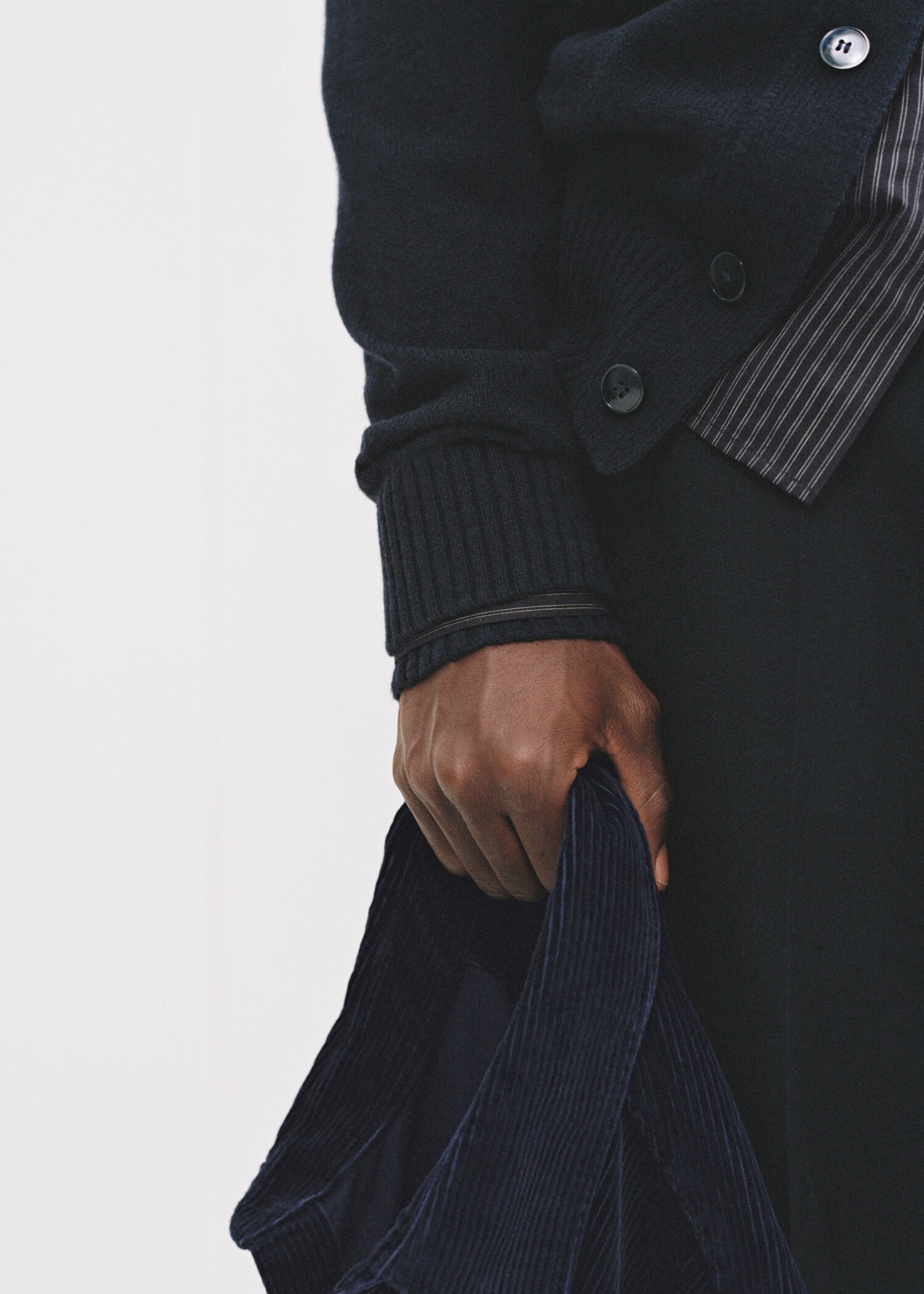 Camisa algodón slim fit raya diplomática - Detalle del artículo 5