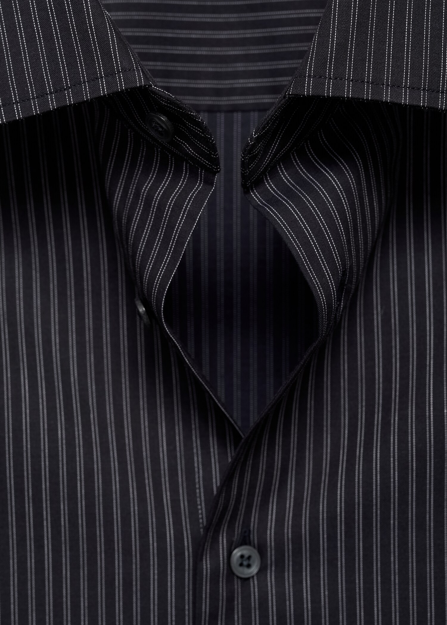 Camisa algodón slim fit raya diplomática - Detalle del artículo 8
