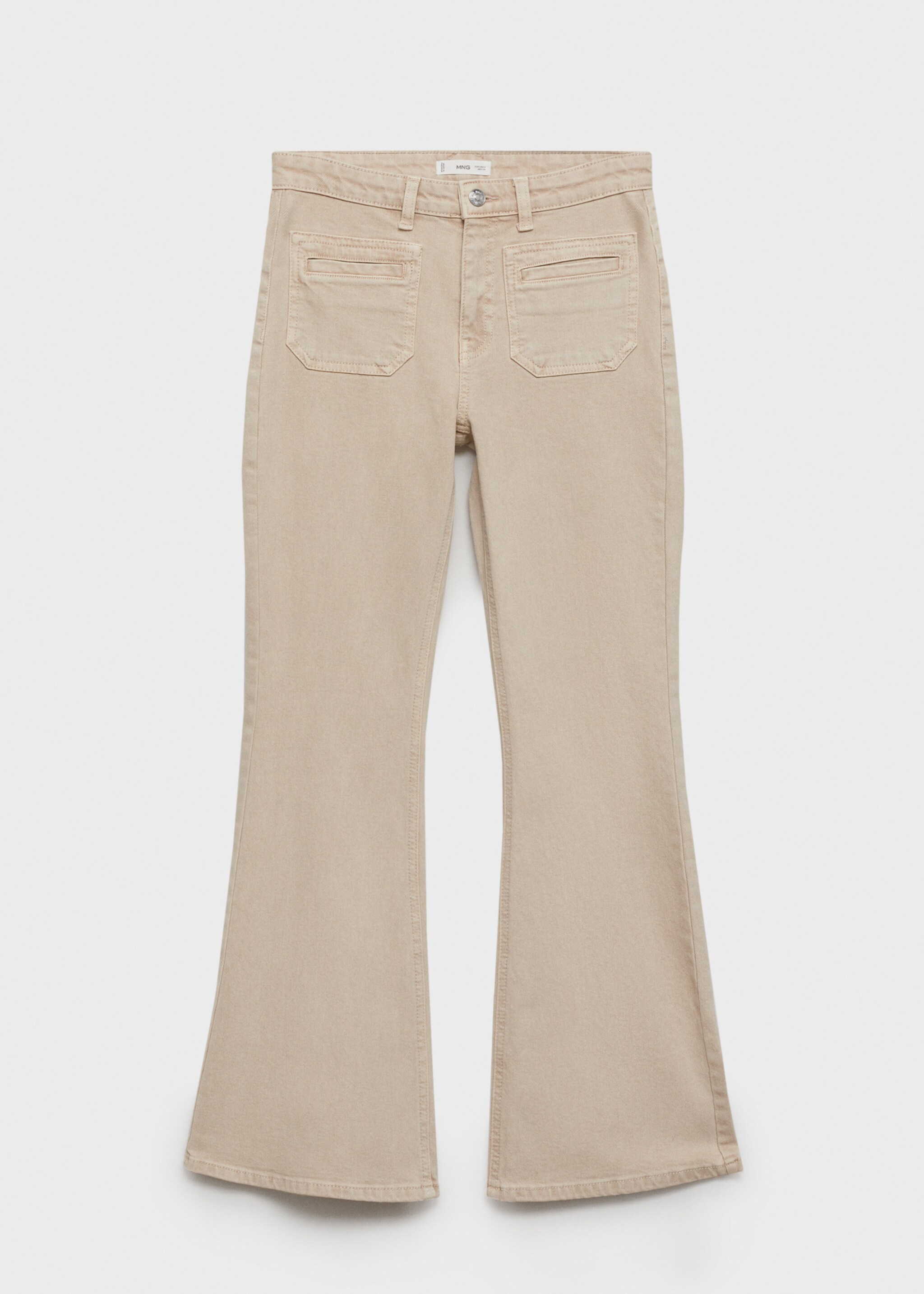 Flared jeans with pocket - Article without model