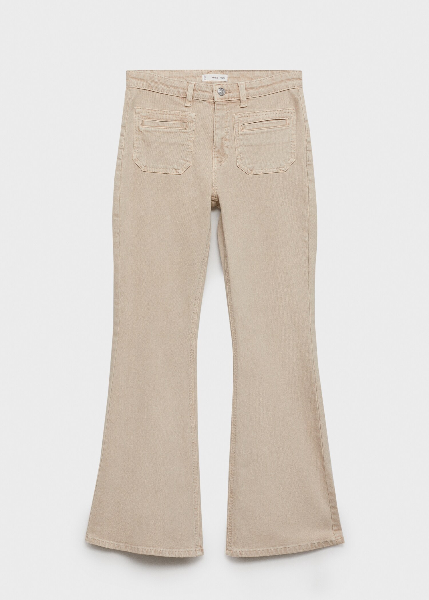 Jeans flare bolsillos - Artículo sin modelo