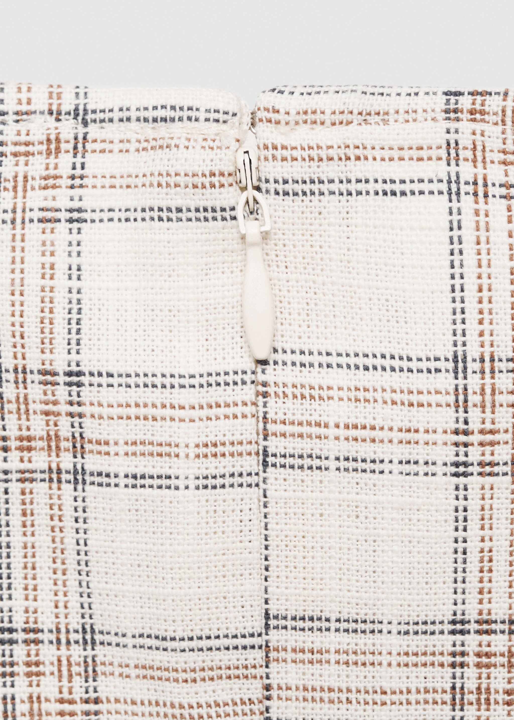 Check-print midi-dress - Details of the article 0