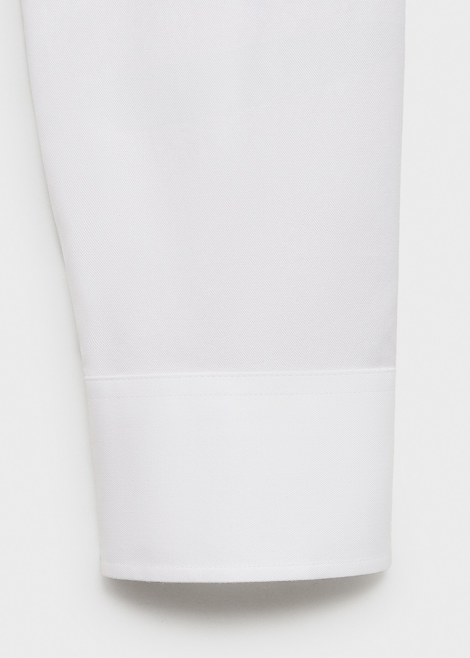 Slim fit cotton suit shirt - Details of the article 0