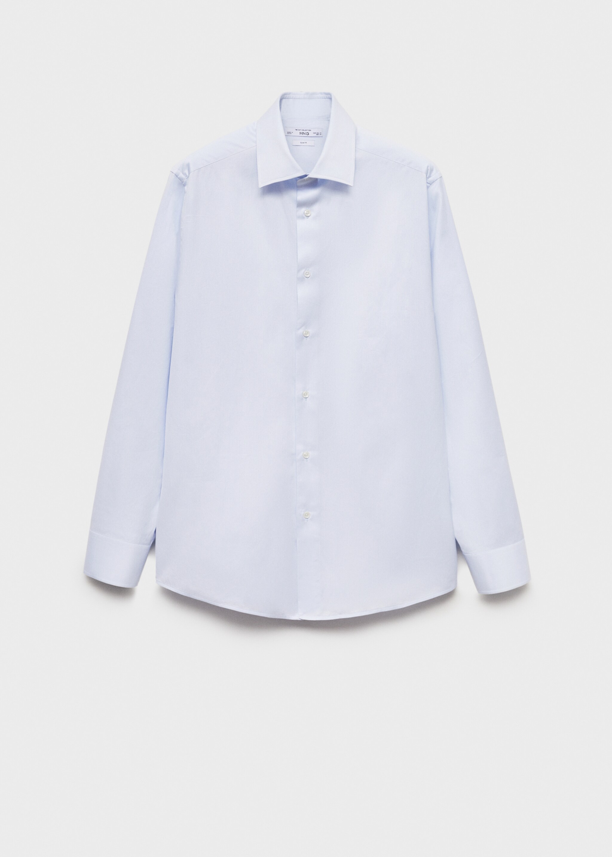 Obleková košile slim fit z bavlny - Zboží bez modelu, Modrá obloha. Ref: 77065985-00.