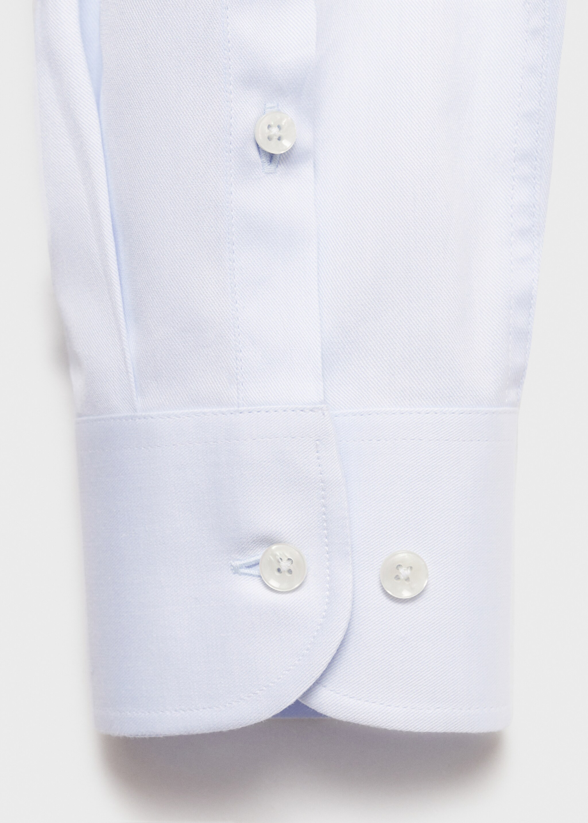 Obleková košile slim fit z bavlny - Detail zboží 0, Modrá obloha. Ref: 77065985-00.