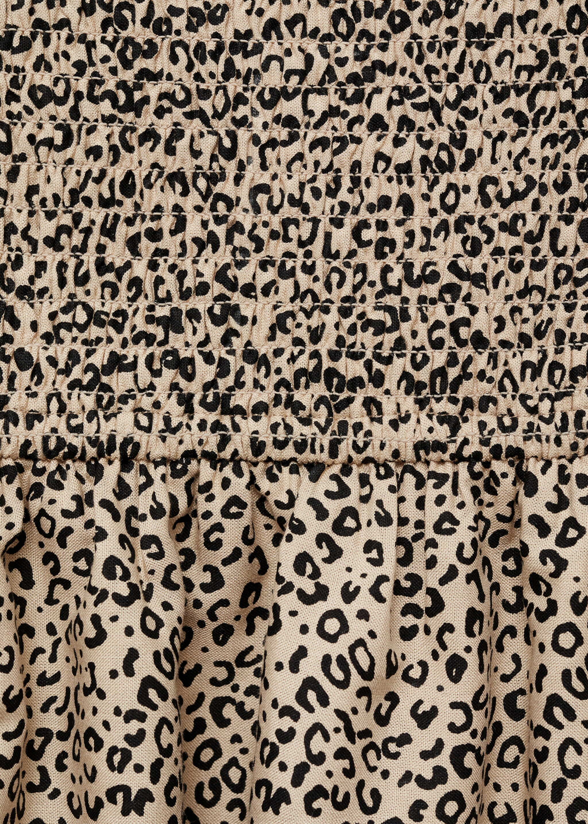 Leopardmönstrad volangkjol - Detaljer om artikeln 8, Beige. Ref: 77065987-00.